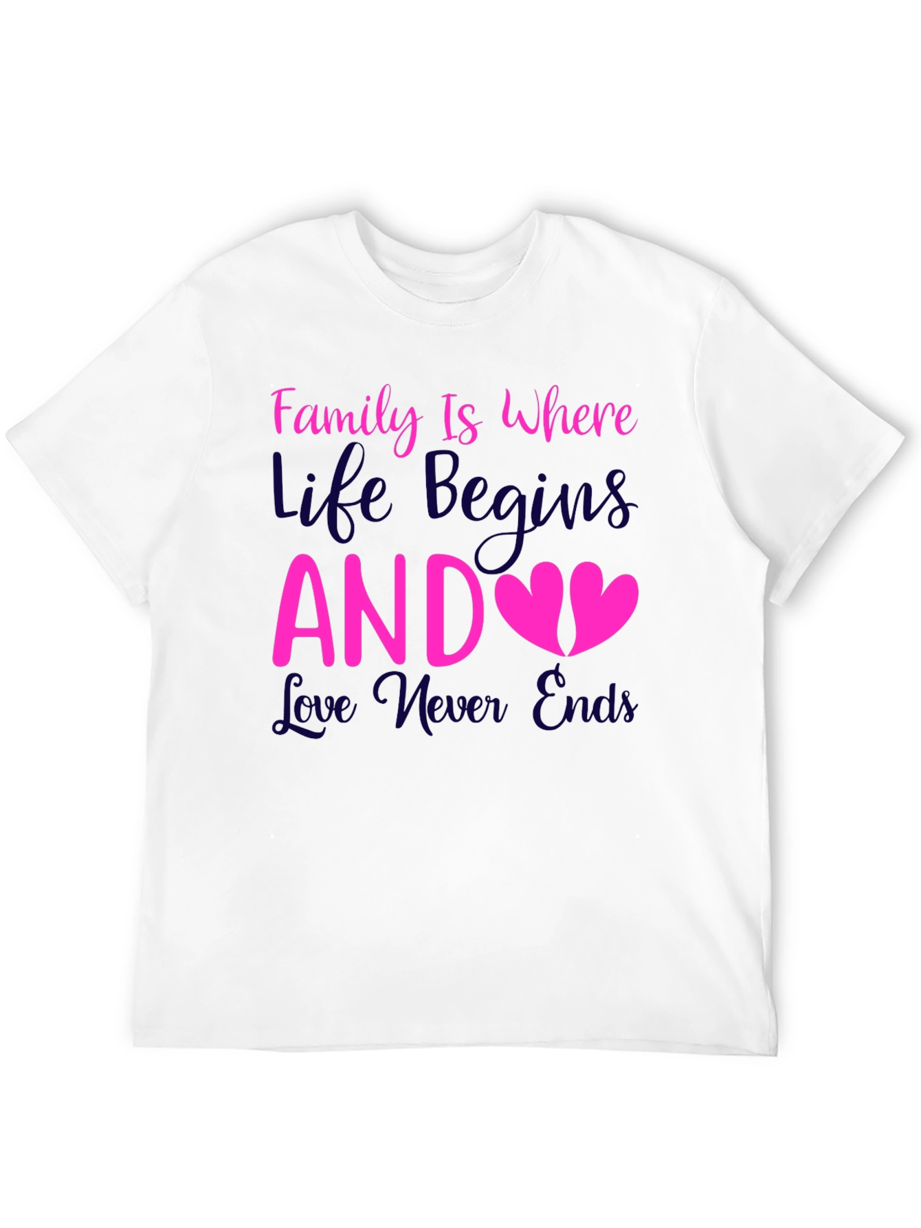 Family is Where Life Begins T-Shirt - 12