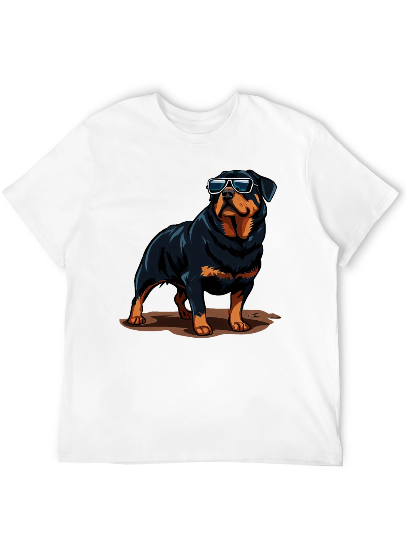 Black Cool Rottweiler Graphic Tee - Stylish Dog Lover Shirt view 12