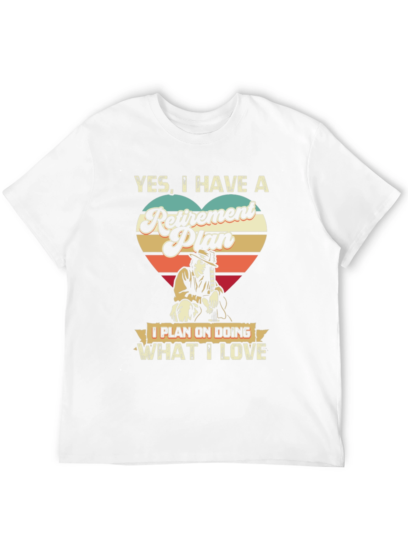 Black Retirement Plan T-Shirt - What I Love  view 12