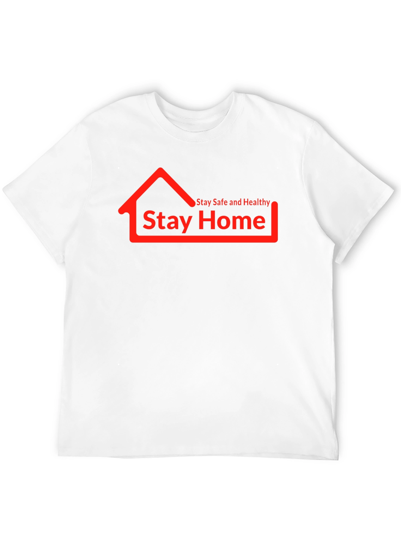 Black Stay Home Graphic Tee - Comfort & Style! view 12