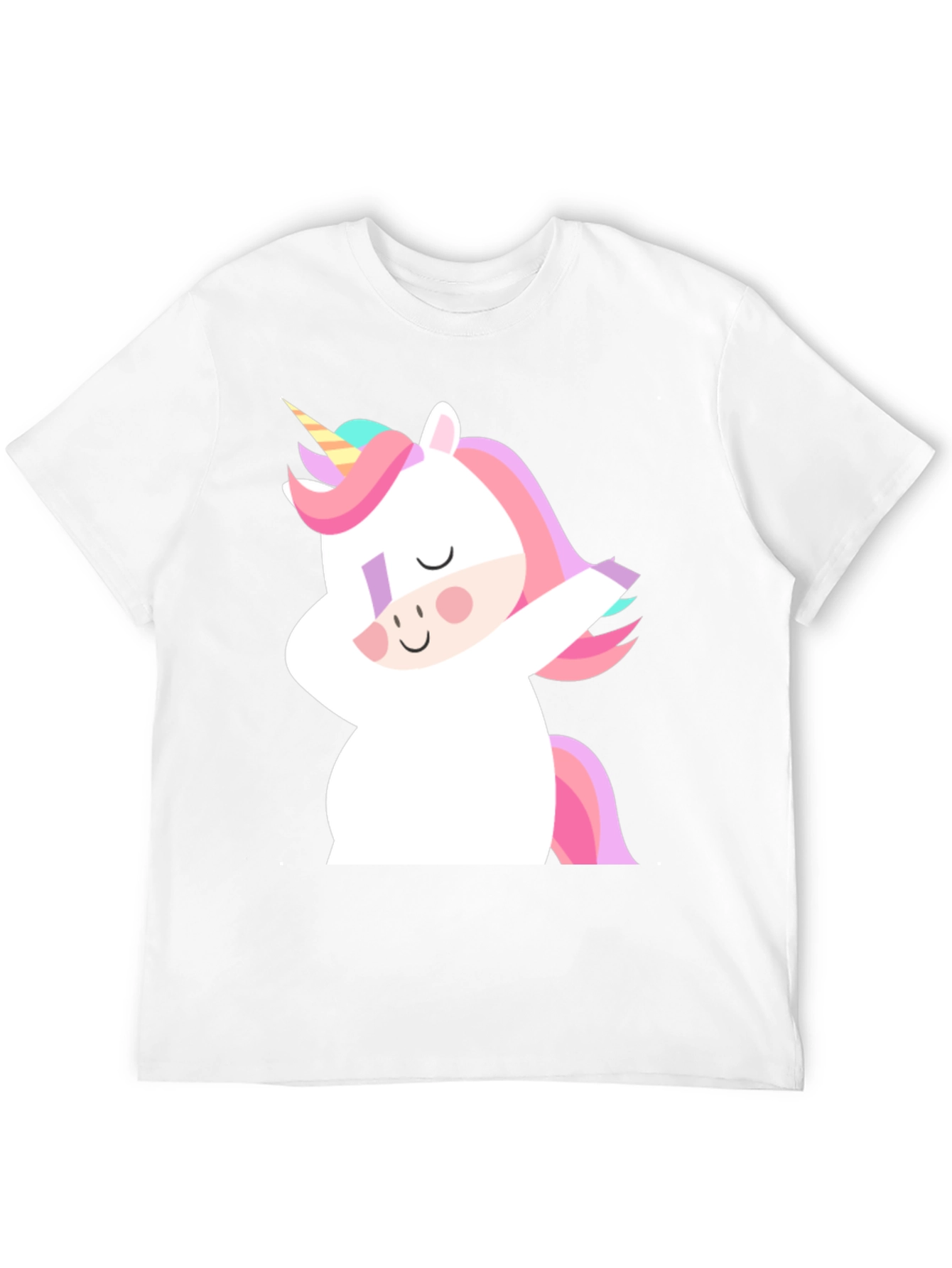 Black Unicorn Dab Black T-Shirt view 12