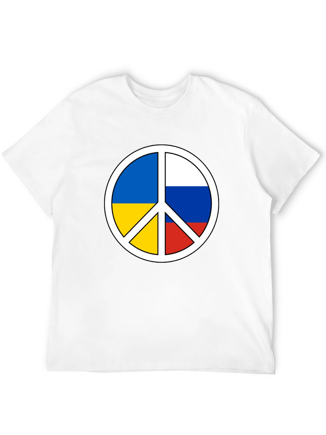 Black Peace Ukraine Russia T-Shirt view 12