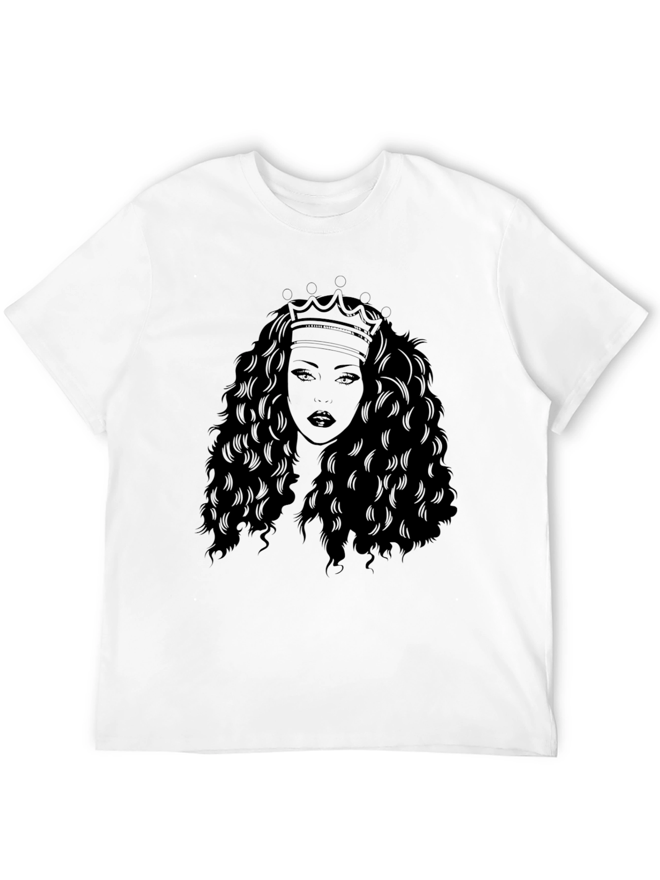 Black Queen Graphic T-Shirt - Stylish Black Tee view 12