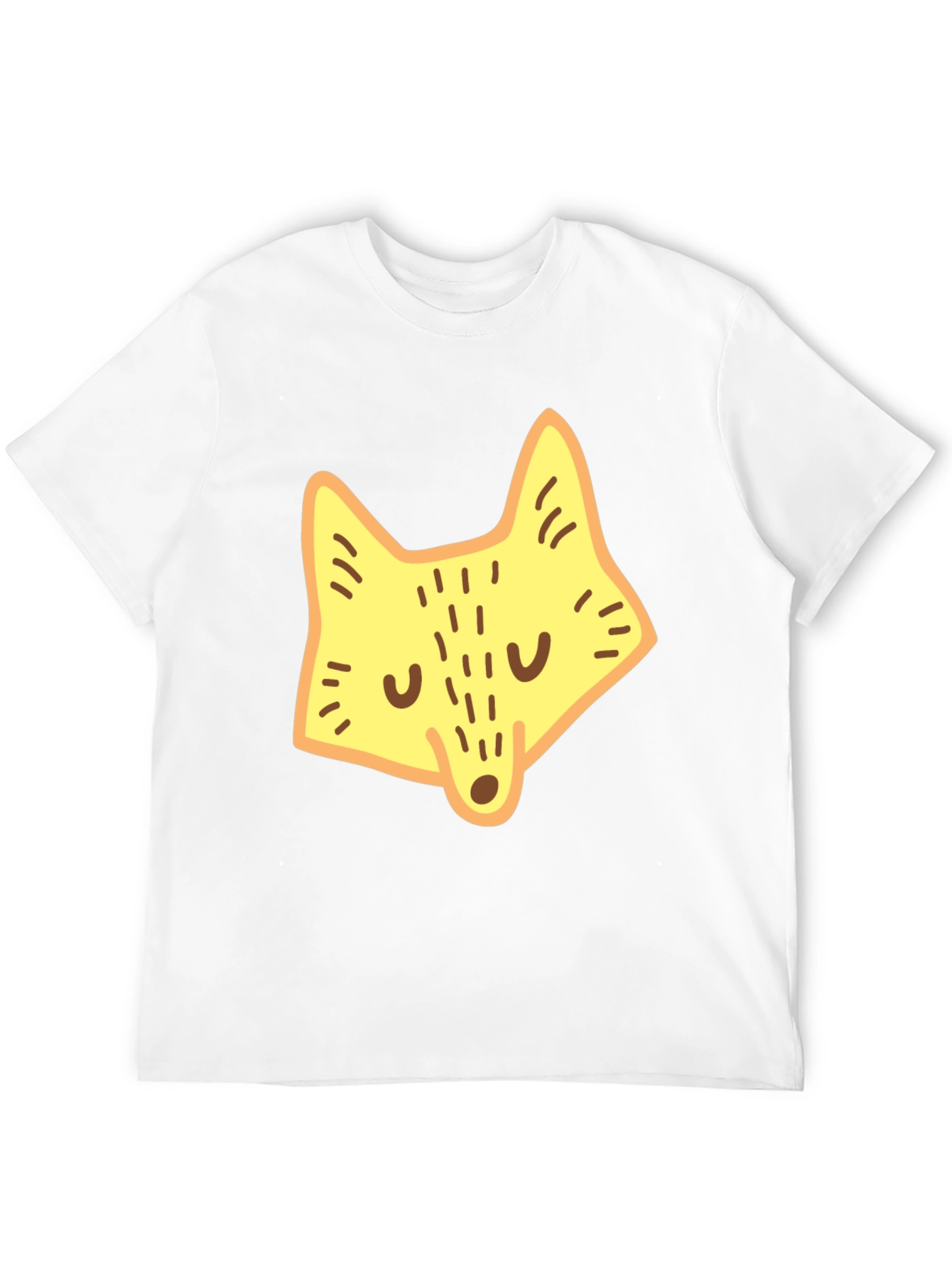 Black Fun Fox Graphic Tee - Black Cotton Blend view 12