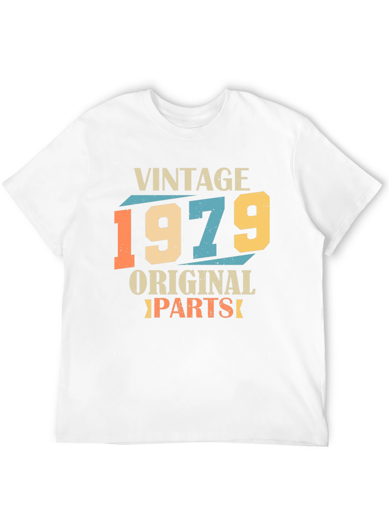 Black Vintage 1979 Original Parts Graphic T-Shirt view 12