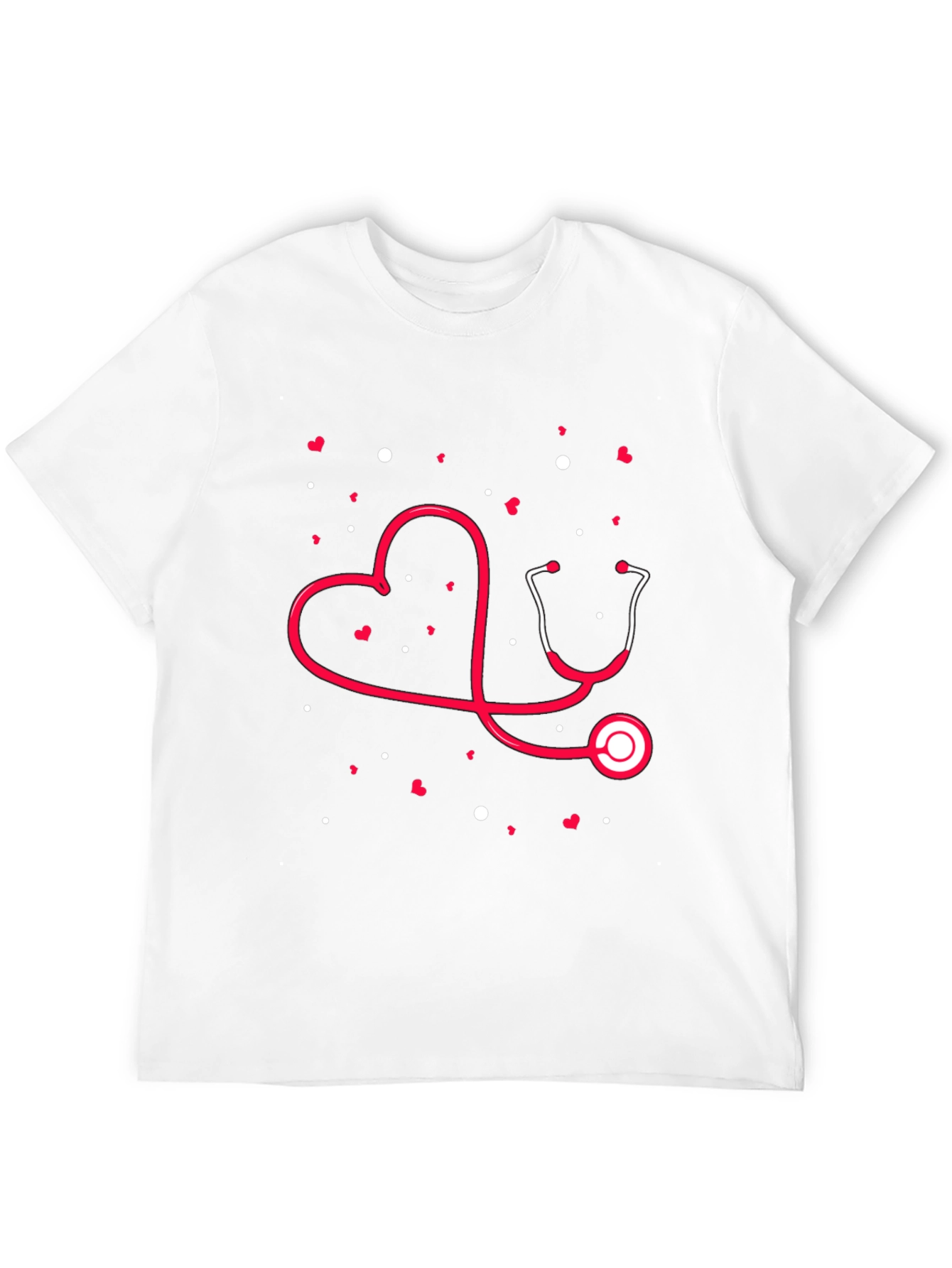Black Heart Stethoscope Graphic Tee - Medical Love view 12