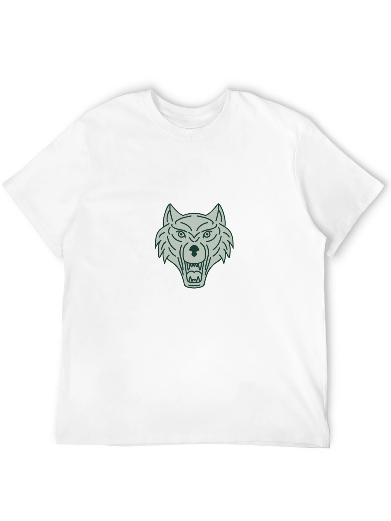 Black Black Wolf Graphic Tee - Fierce Style view 12