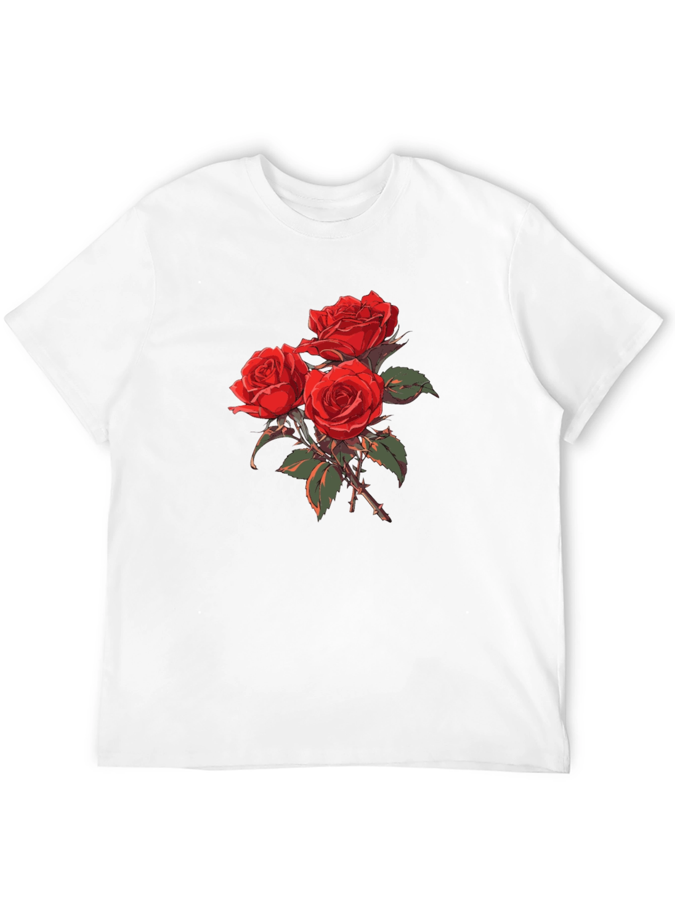Black Rose Bouquet Graphic T-Shirt - Black view 12