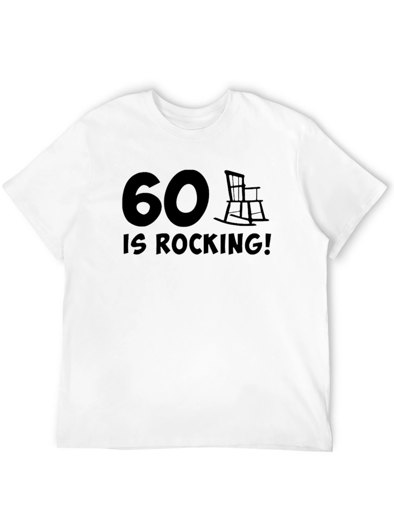 Black 60 Is Rocking! Graphic T-Shirt view 12