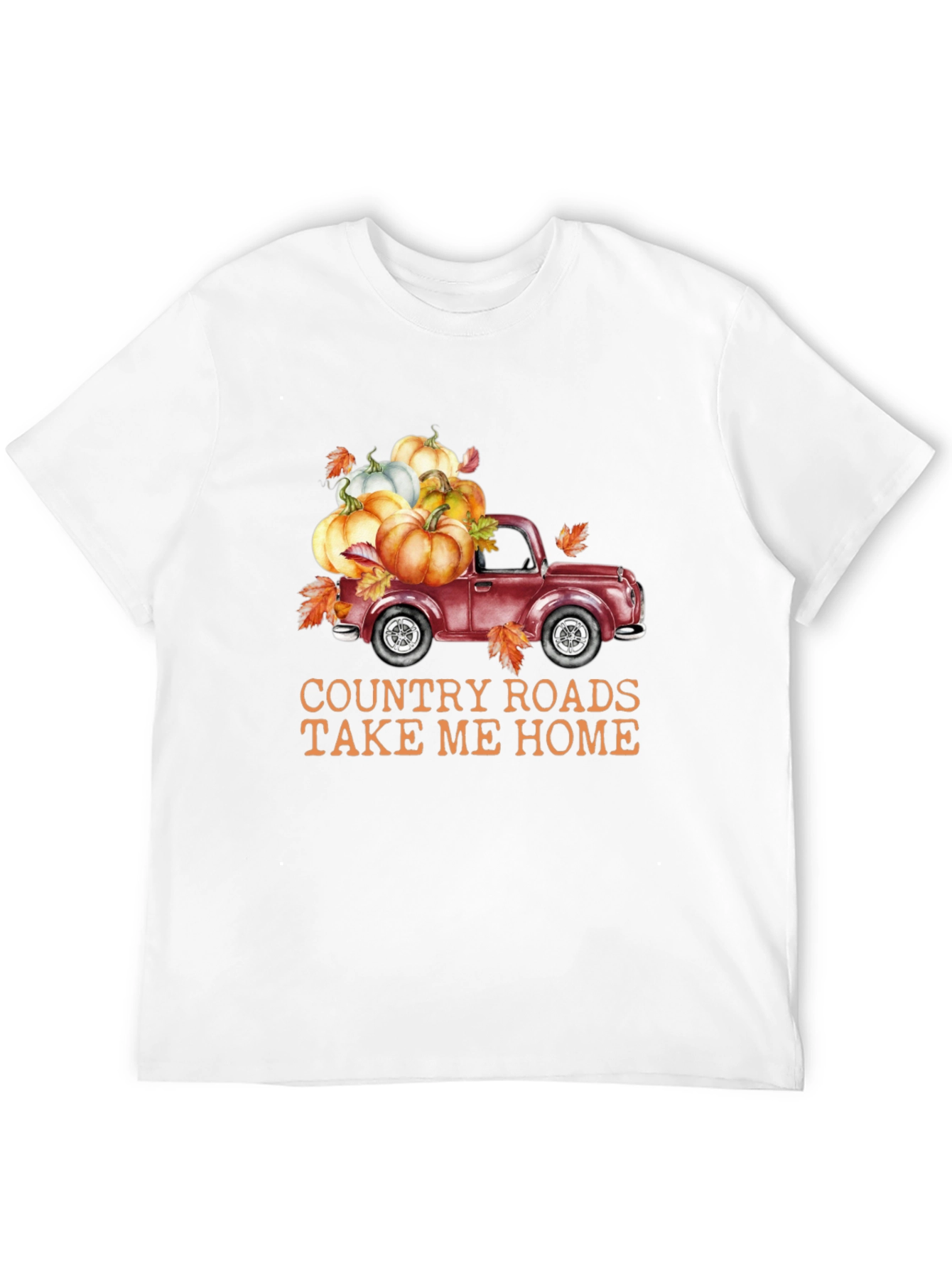 Fall Truck T-Shirt: Country Roads, Autumn Vibes - 12