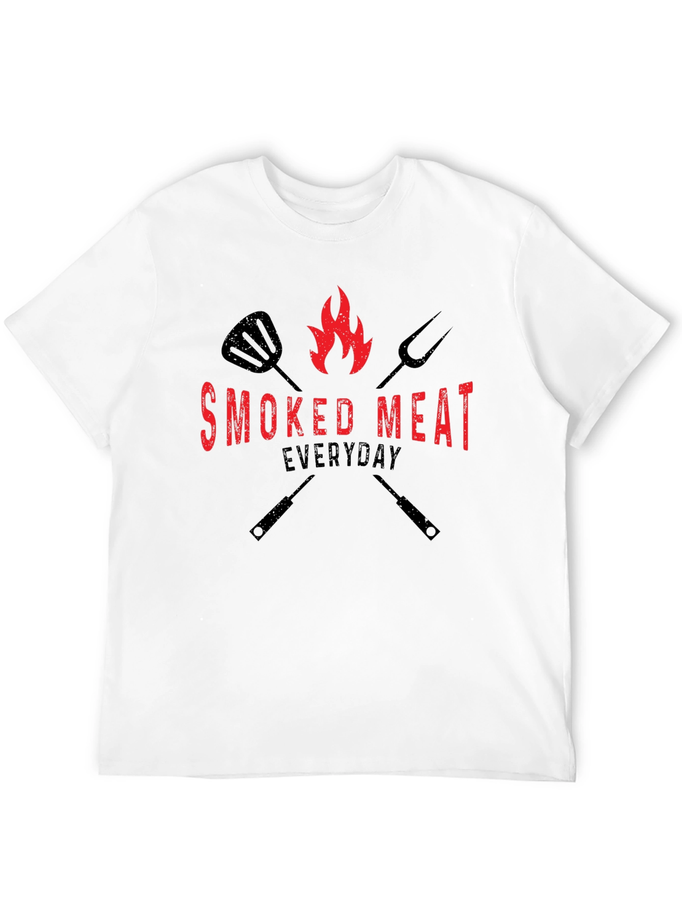 Black Smoked Meat Everyday Black Graphic Tee view 12