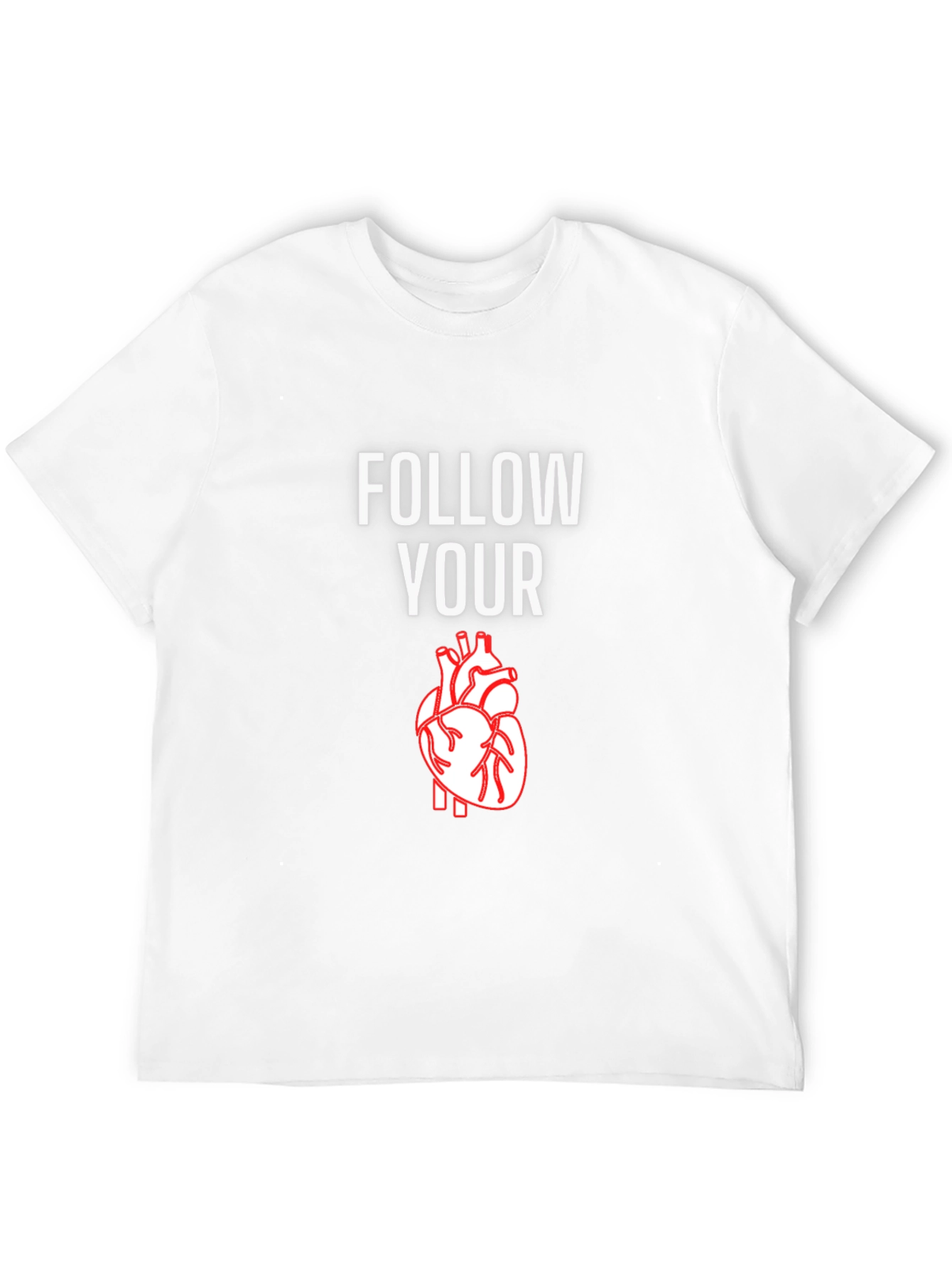 Black Follow Your Heart Graphic T-Shirt - Casual Comfort view 12