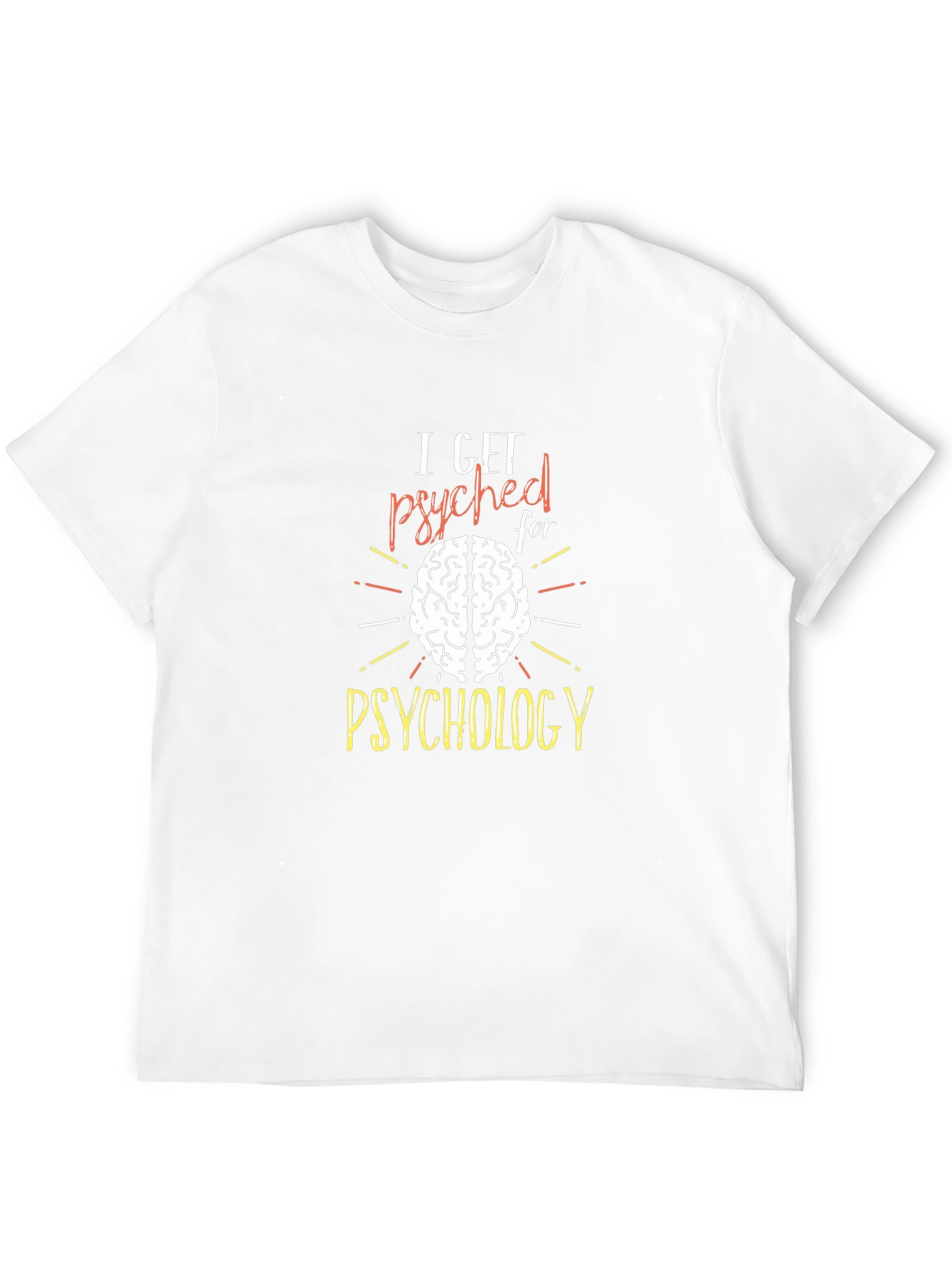 Black I Get Psyched For Psychology Tee view 12