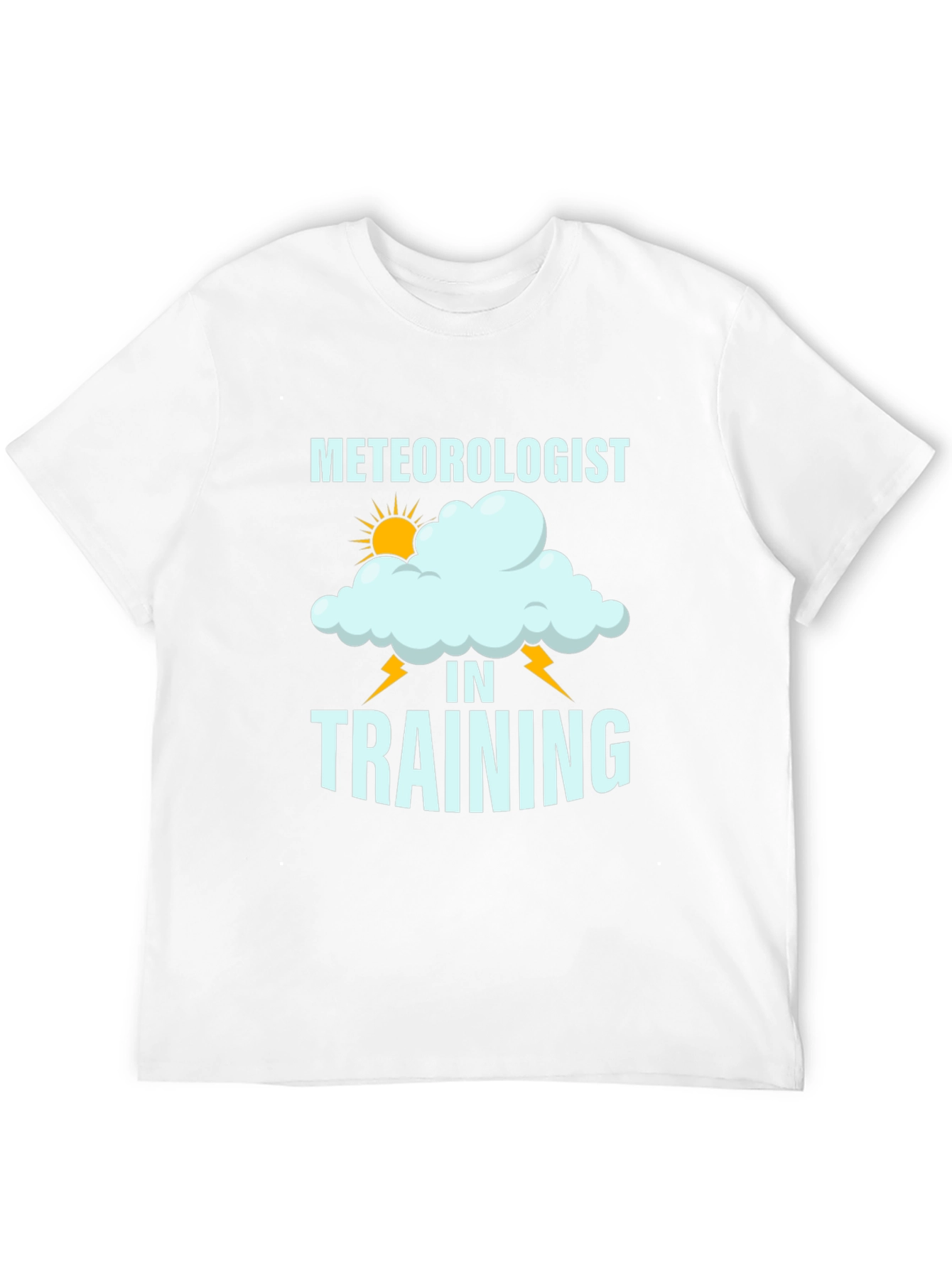 Black Meteorologist in Training T-Shirt Funny Weather Tee view 12