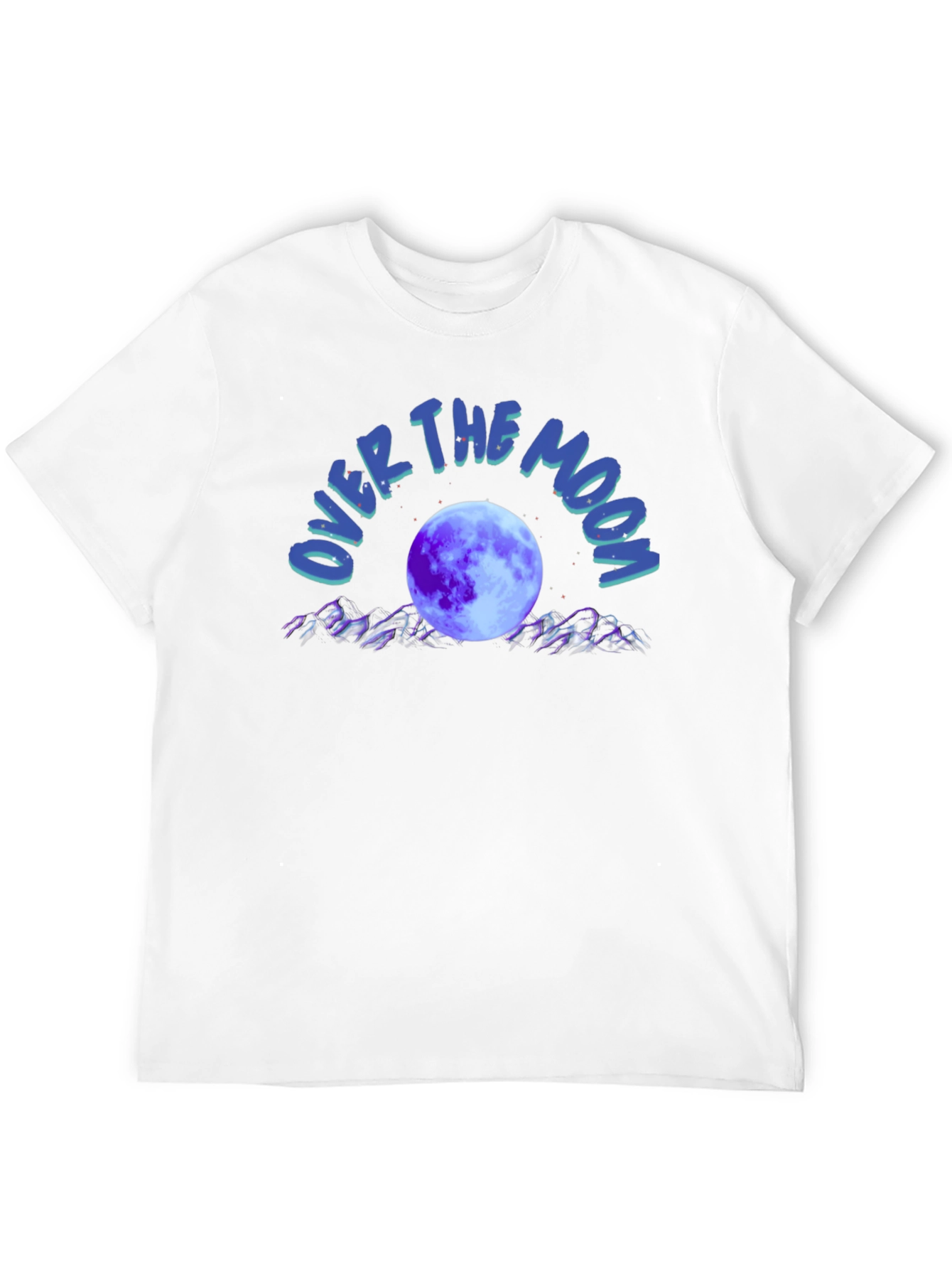 Black Over The Moon Graphic T-Shirt view 12