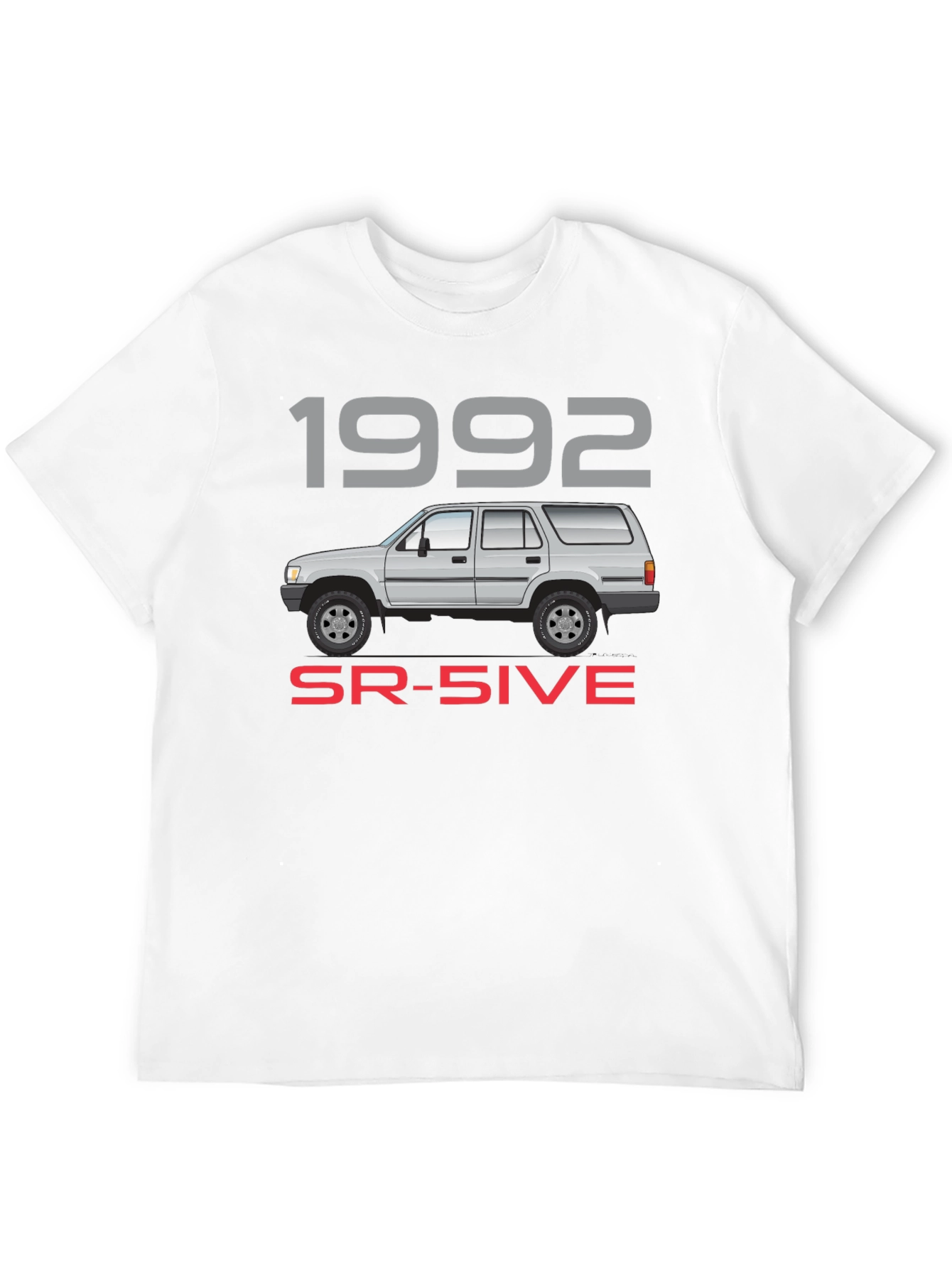 Black 1992 SR-5IVE Truck T-Shirt view 12