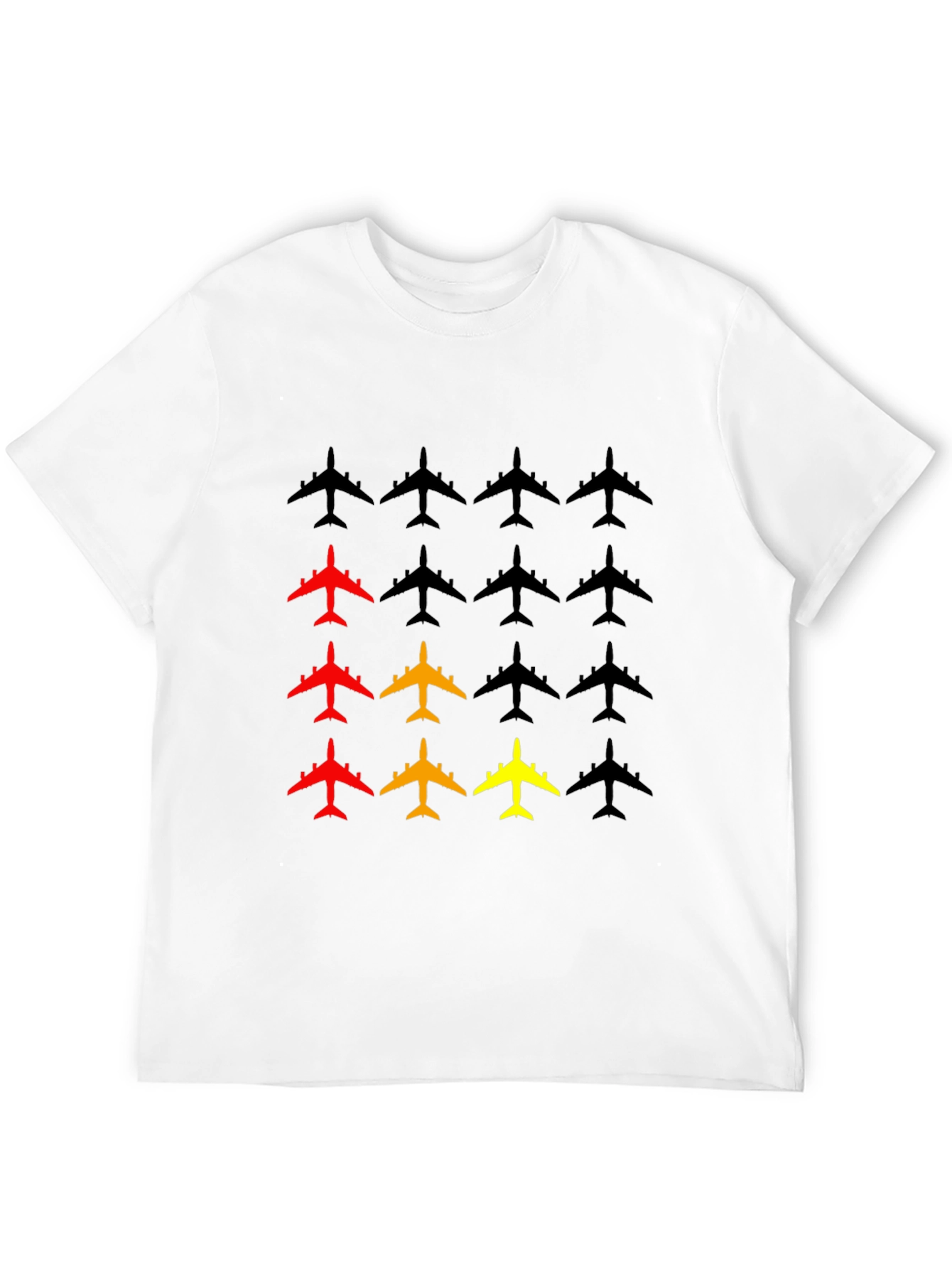 Black Airplane T-Shirt - Graphic Tee for Aviation Enthusiasts view 12