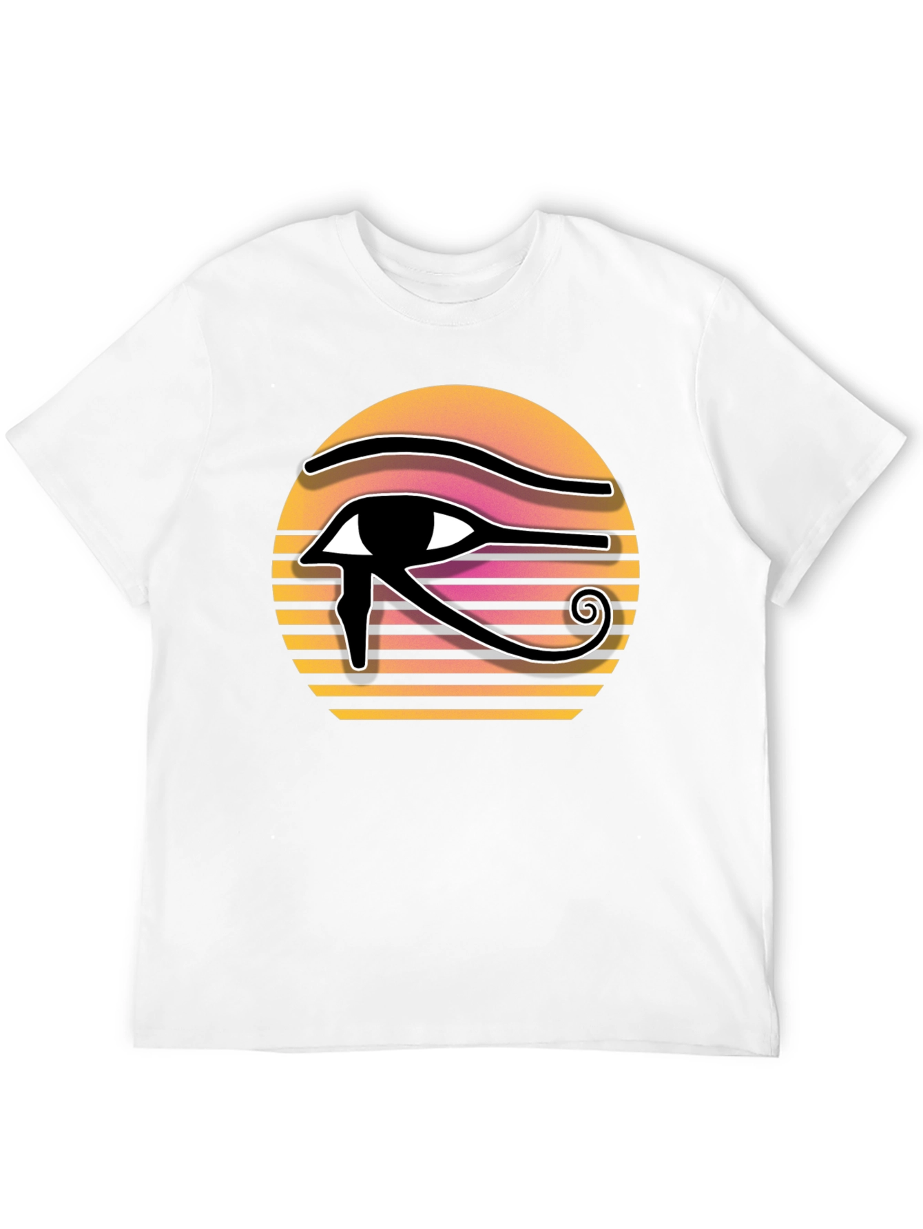 Black Eye of Horus Sunset Graphic Tee view 12