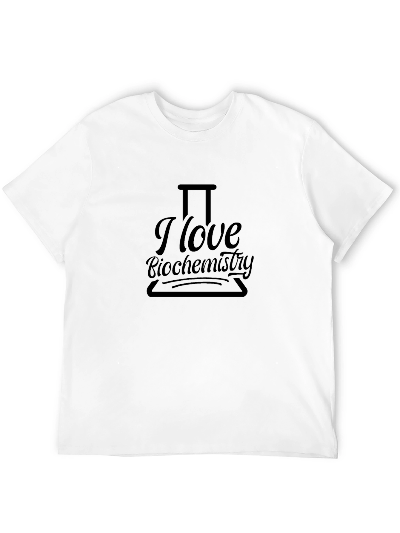 Black I Love Biochemistry T-Shirt - Science Tee view 12