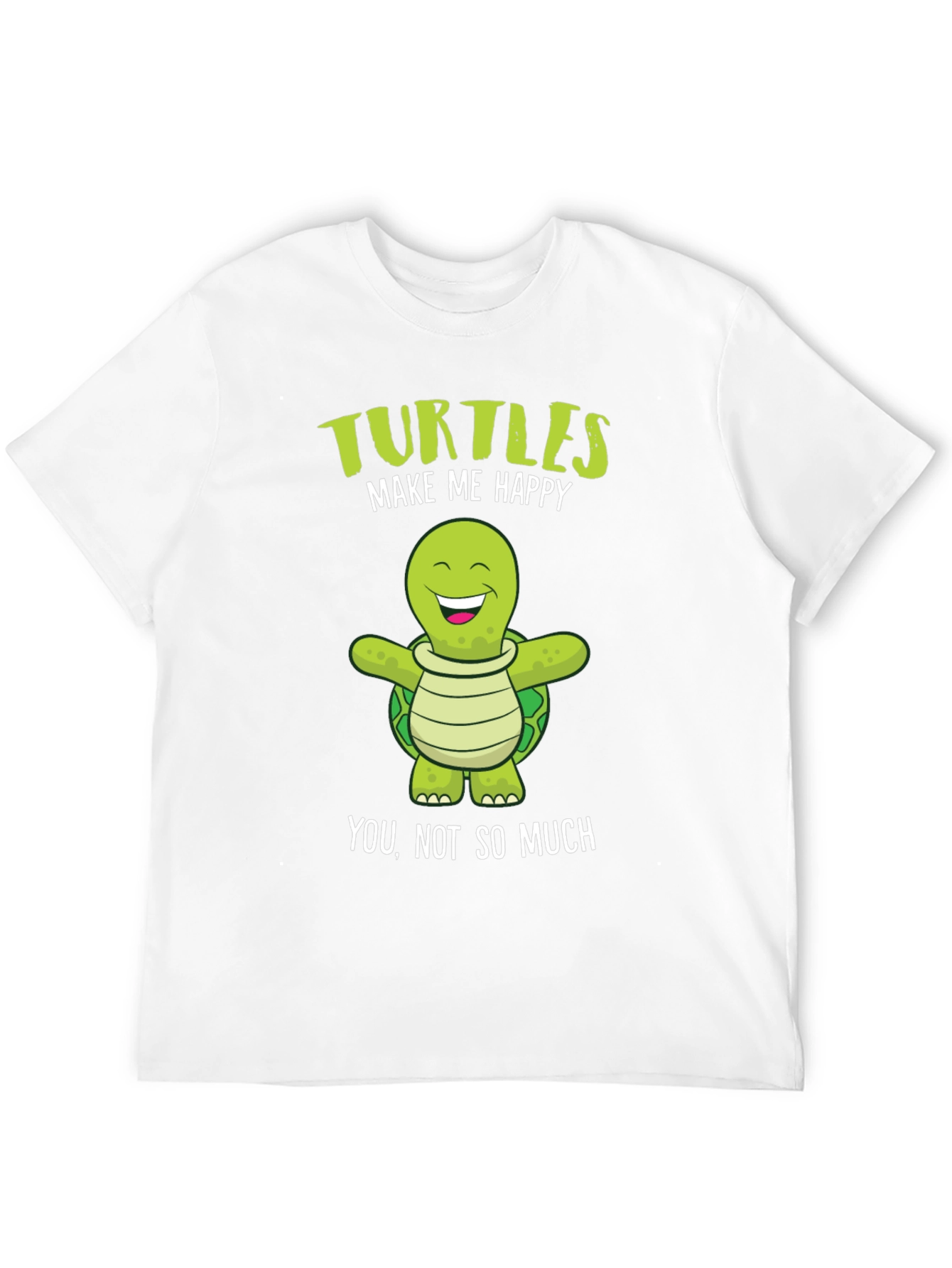 Black Turtles Make Me Happy Graphic Tee view 12