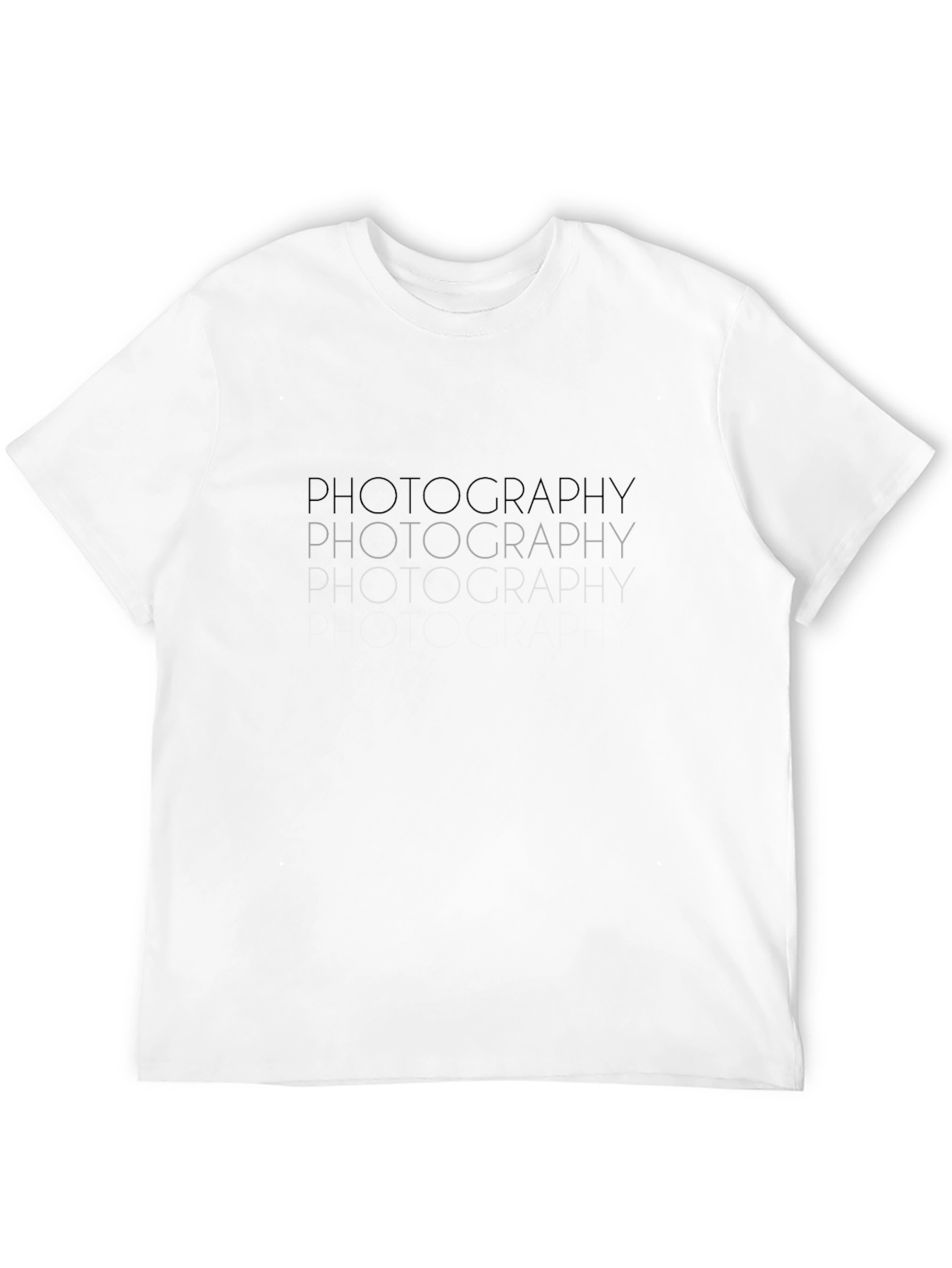 Black Photography Crew Neck T-Shirt view 12