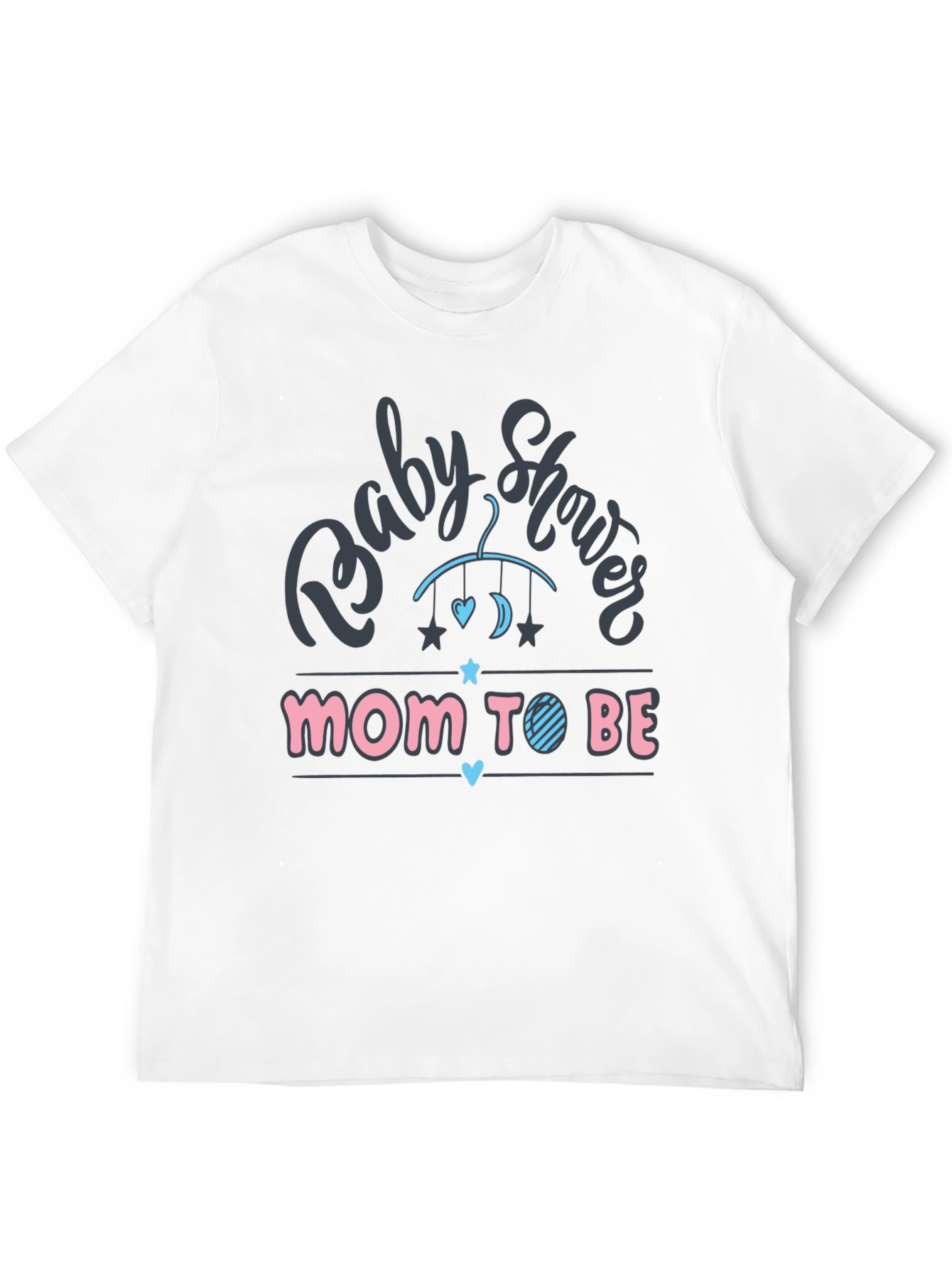 Black Baby Shower Mom-to-Be T-Shirt - New Parent Gift view 12