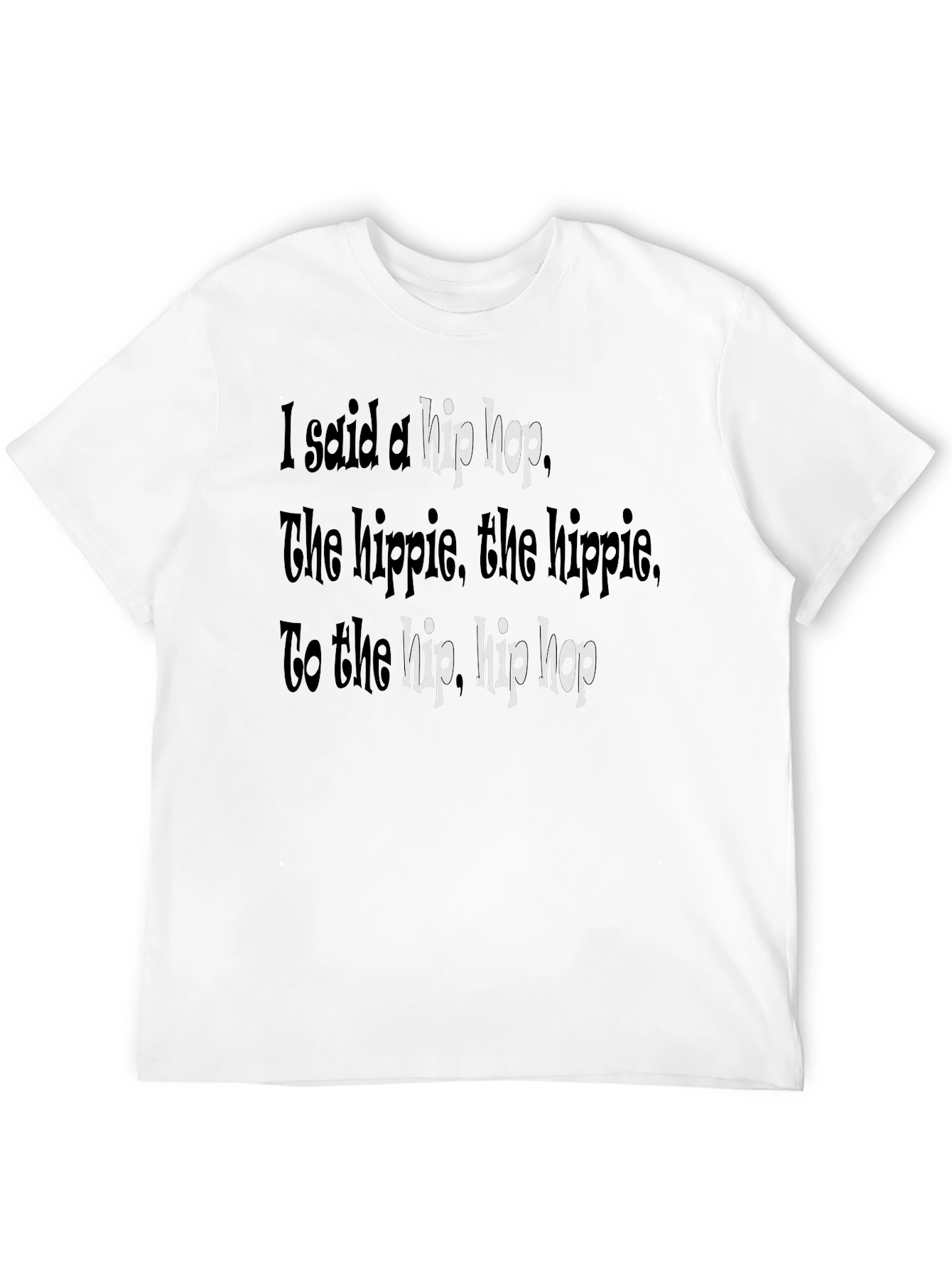 Hip Hop Lyric T-Shirt - Iconic 80s Style - 12