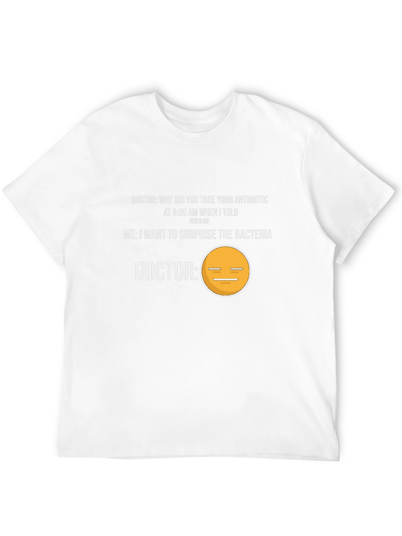 Black Surprise Bacteria Antibiotic T-Shirt view 12