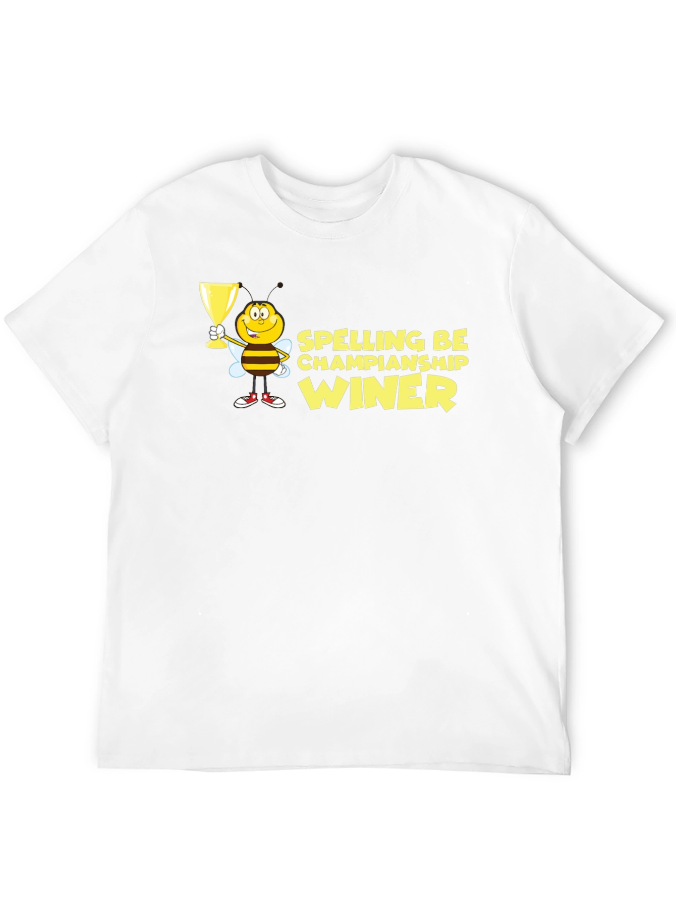 Black Spelling Bee Champion Winner Black T-Shirt view 12