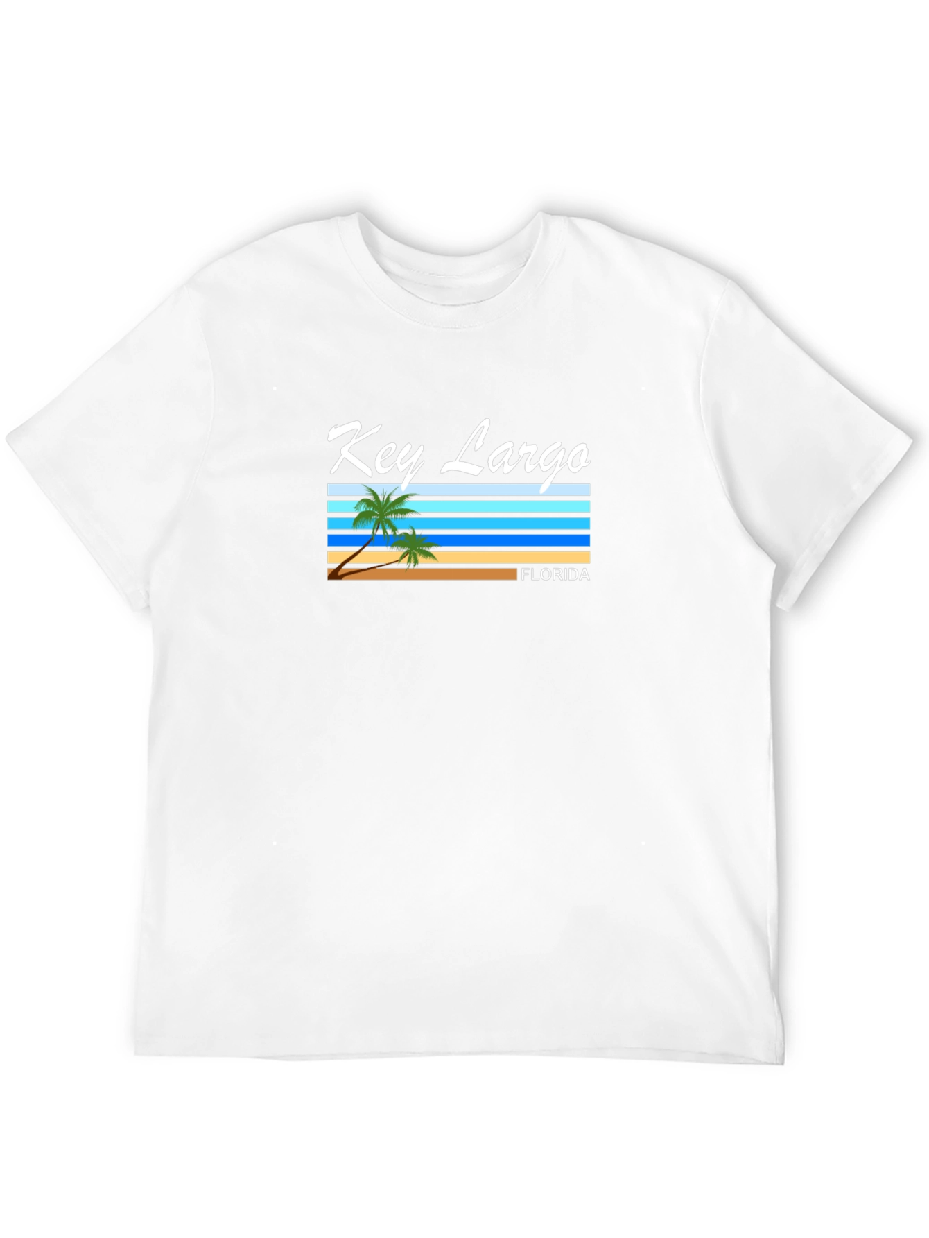 Black Key Largo Florida Graphic T-Shirt view 12