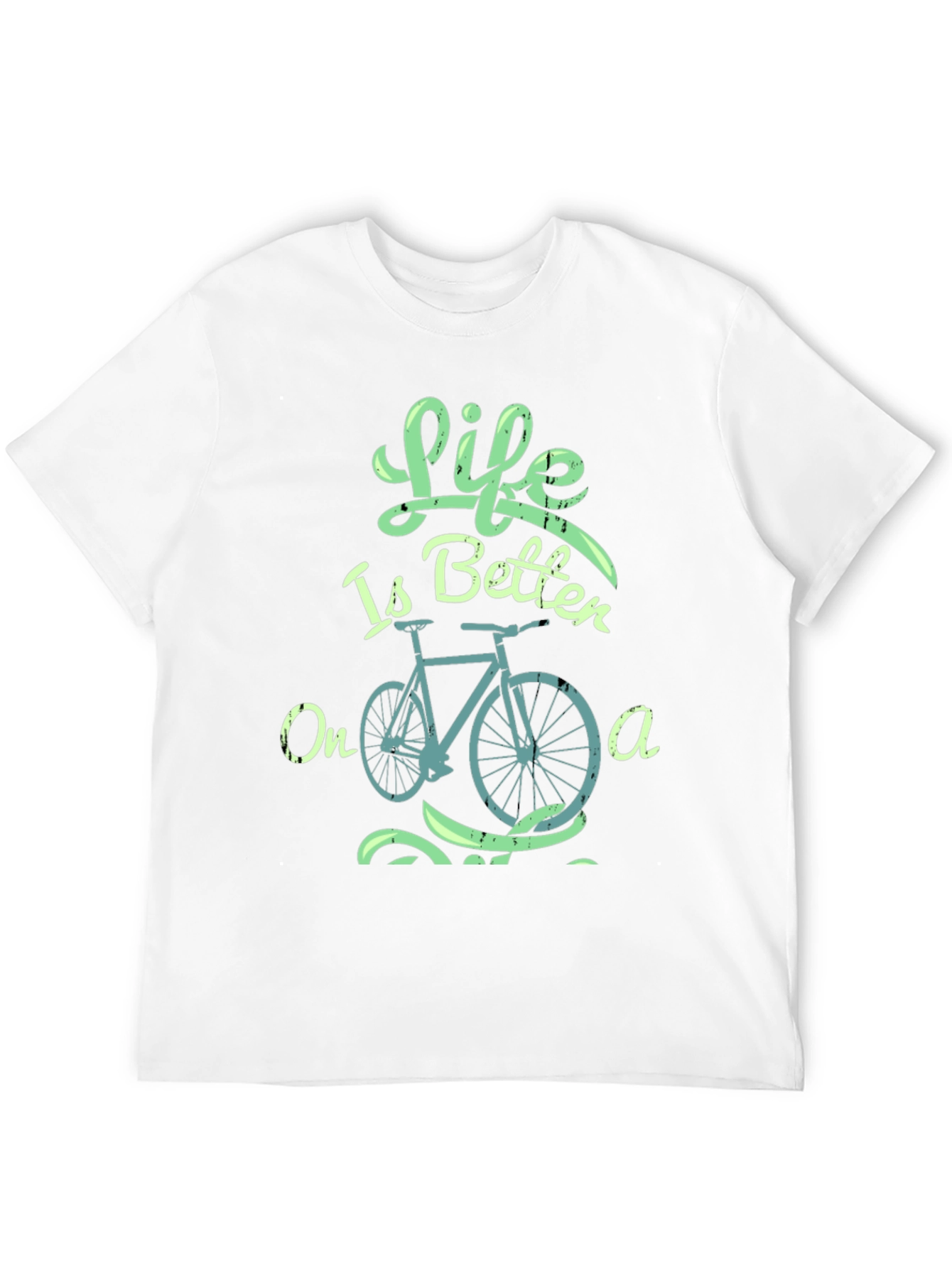 Black Life is Better on a Bike Graphic Tee view 12