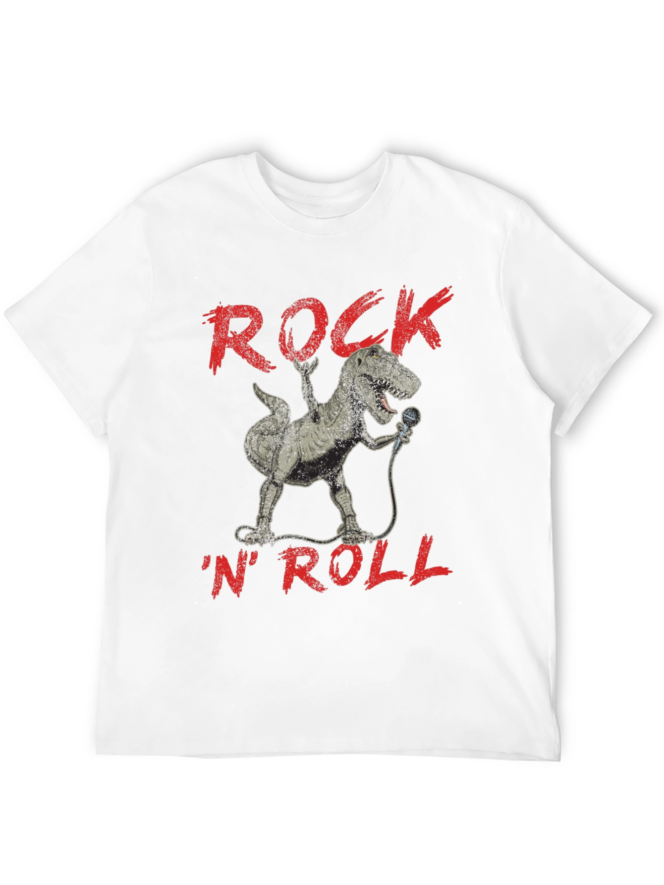 Black Rock 'N' Roll Dinosaur T-Shirt view 12