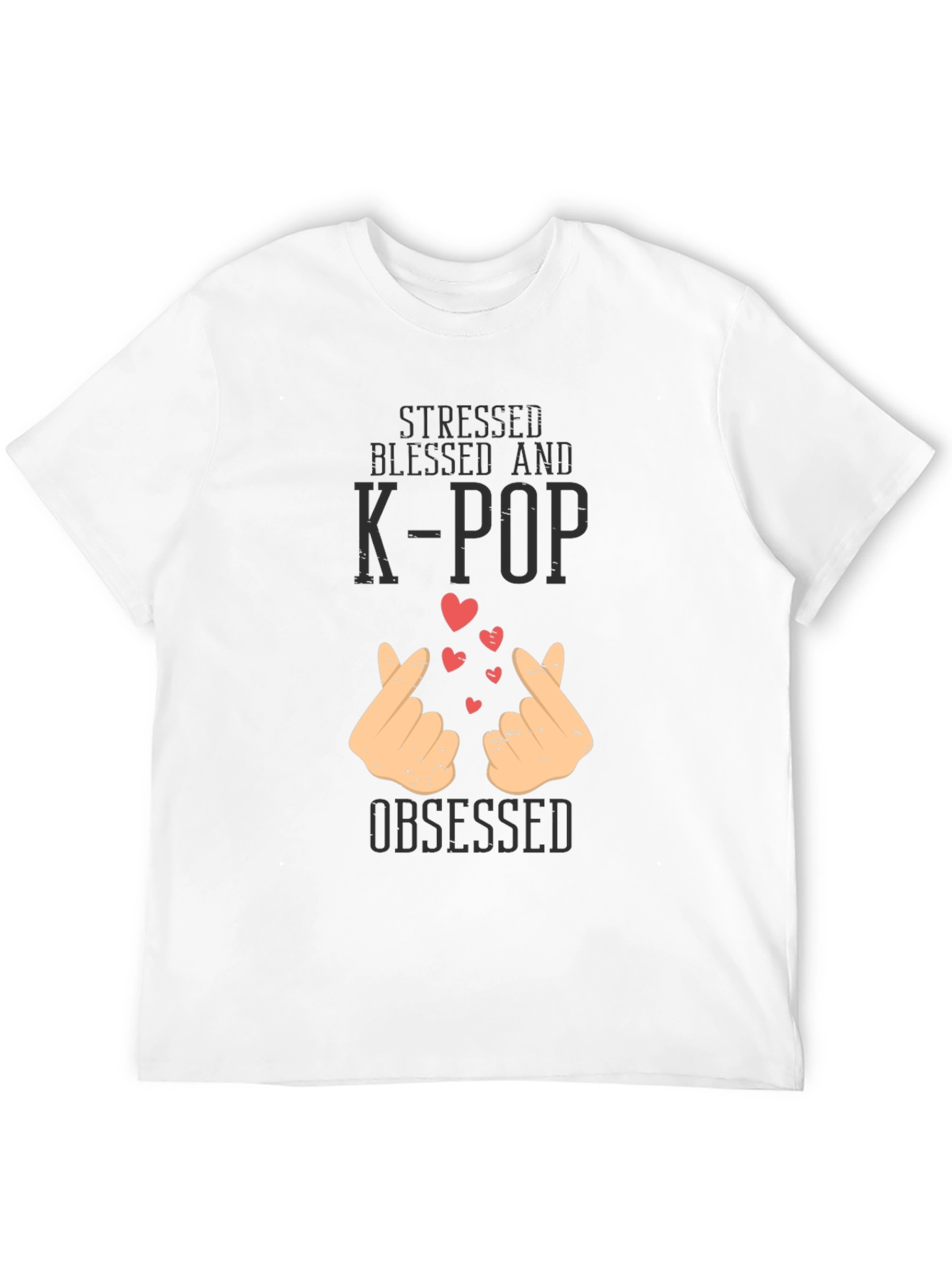 Black K-Pop Obsessed Graphic Tee view 12