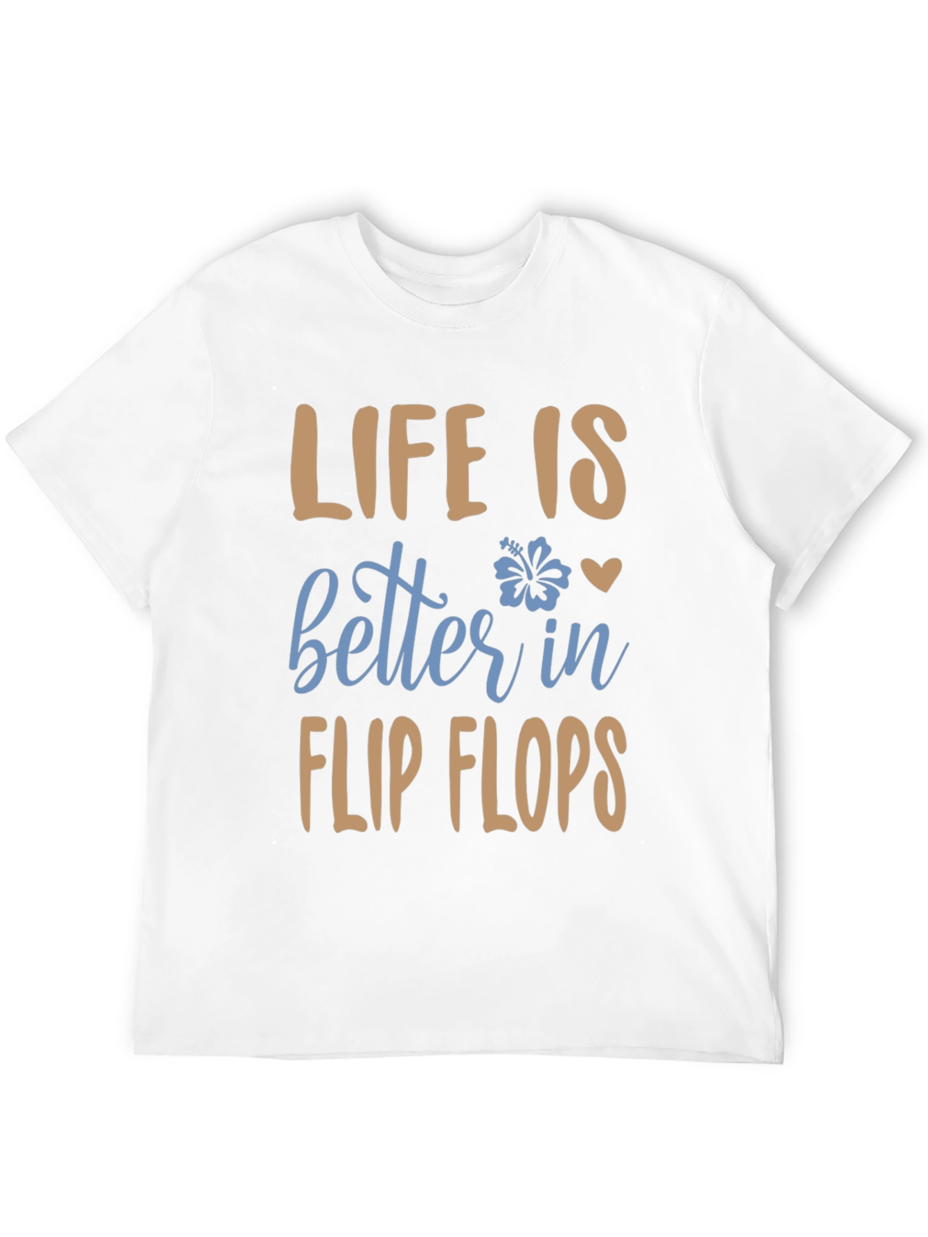Black Life is Better in Flip Flops Graphic Tee view 12
