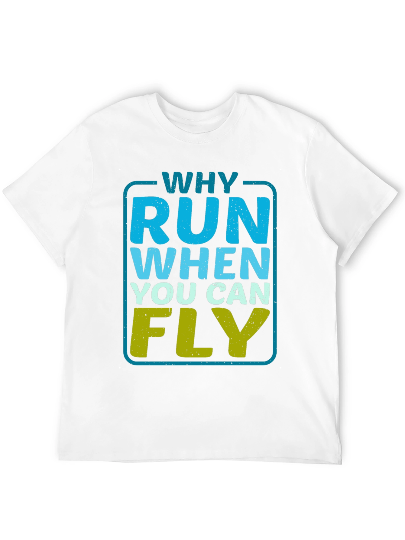 Black Why Run When You Can Fly Graphic Tee -  Black T-Shirt view 12