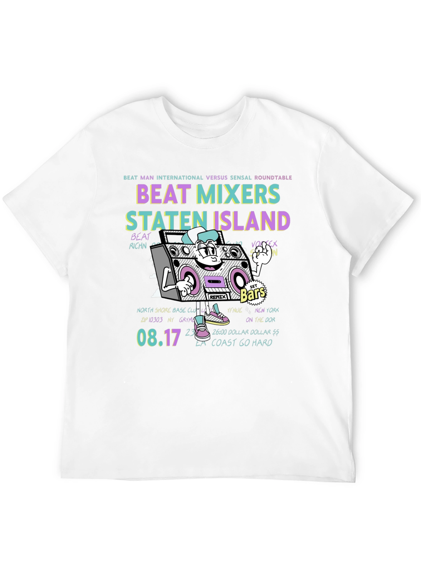 Black Beat Mixers Staten Island T-Shirt view 12