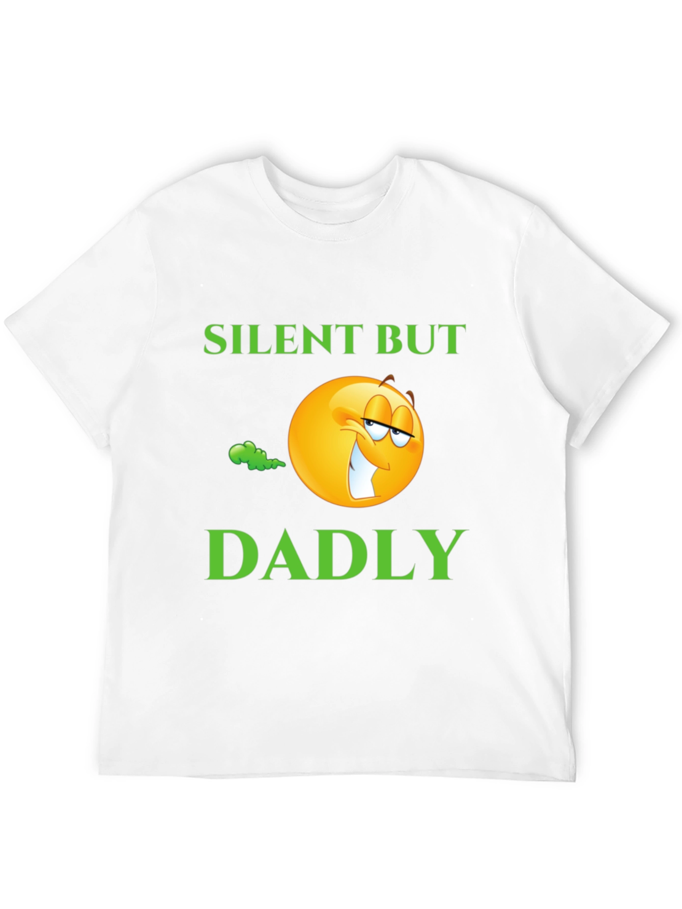 Silent But Dadly T-Shirt - Funny Dad Humor Tee - 12