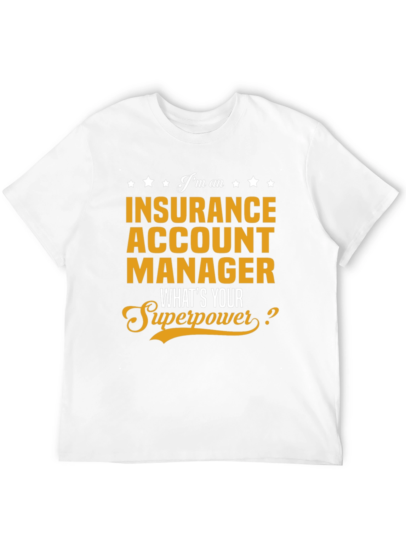 Black Insurance Account Manager Superpower T-Shirt view 12