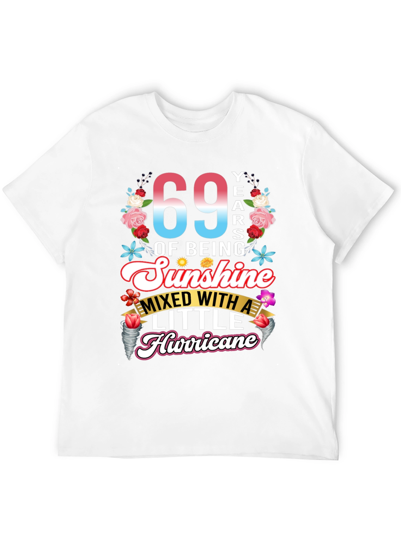 Black 69 Years of Sunshine & Hurricane T-Shirt view 12