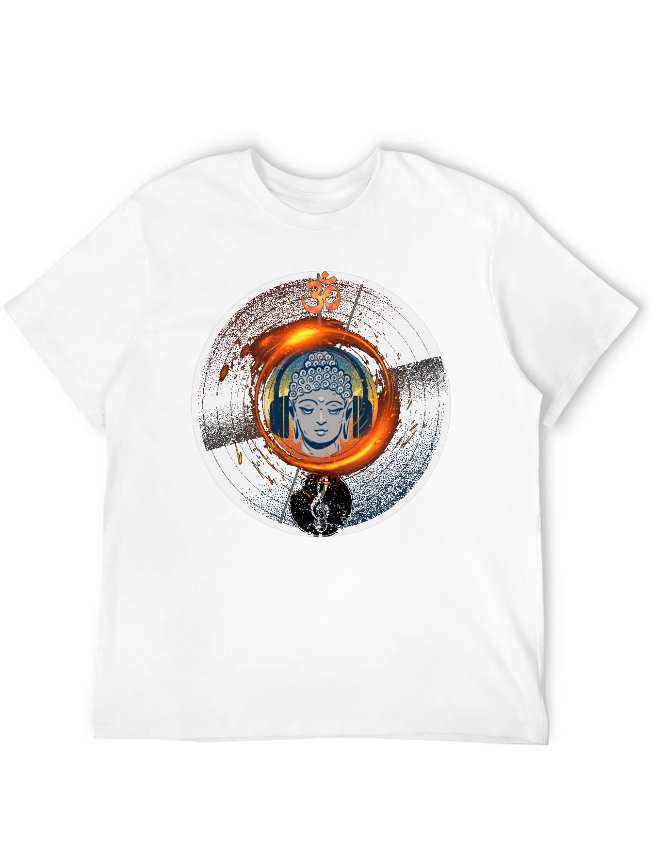 Buddha Music T-Shirt - Meditation Zen Graphic Tee - 12