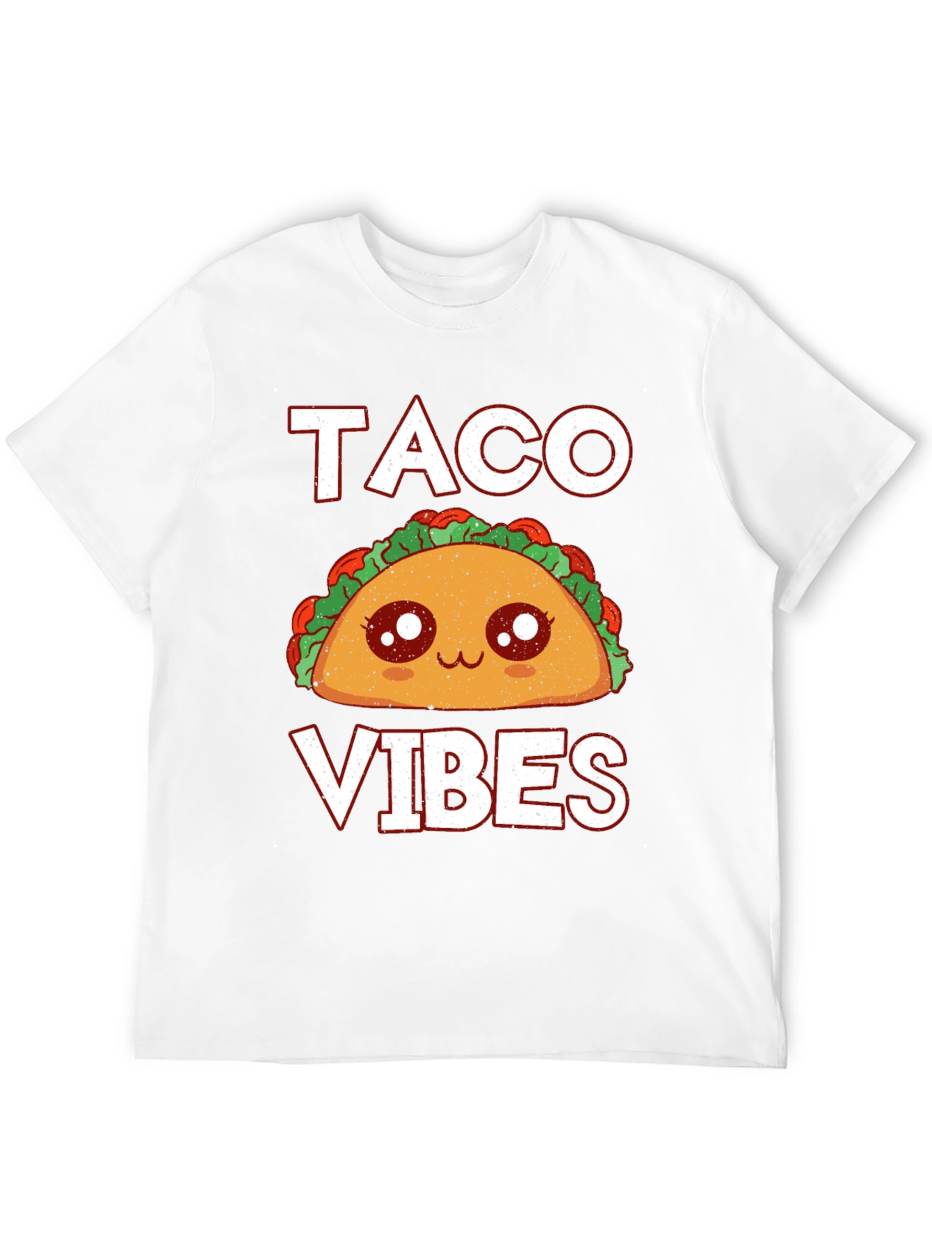 Black Taco Vibes Graphic Tee - Funny Food Shirt view 12