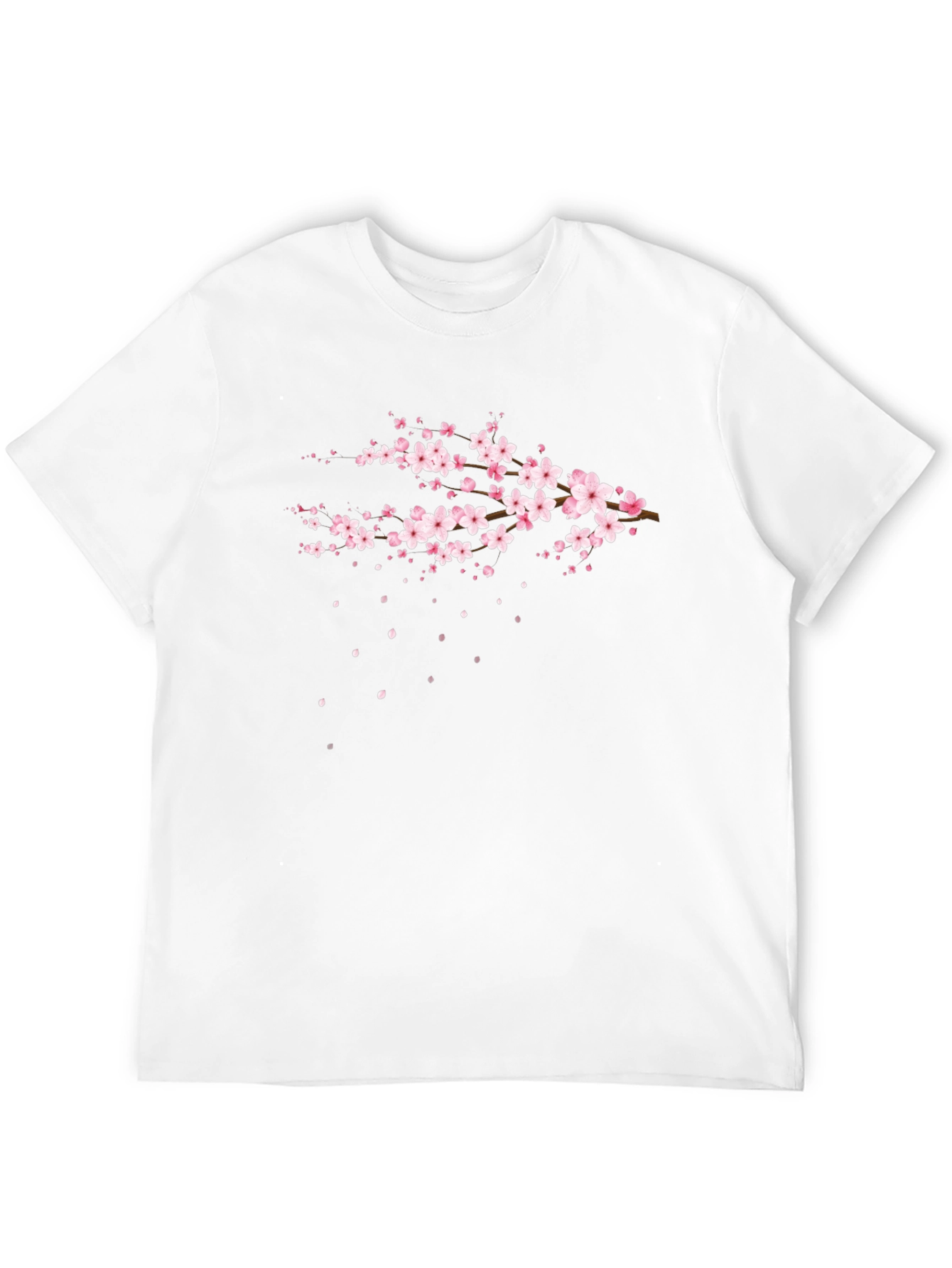 Black Sakura Blossom Graphic T-Shirt - Stylish Black Tee view 12