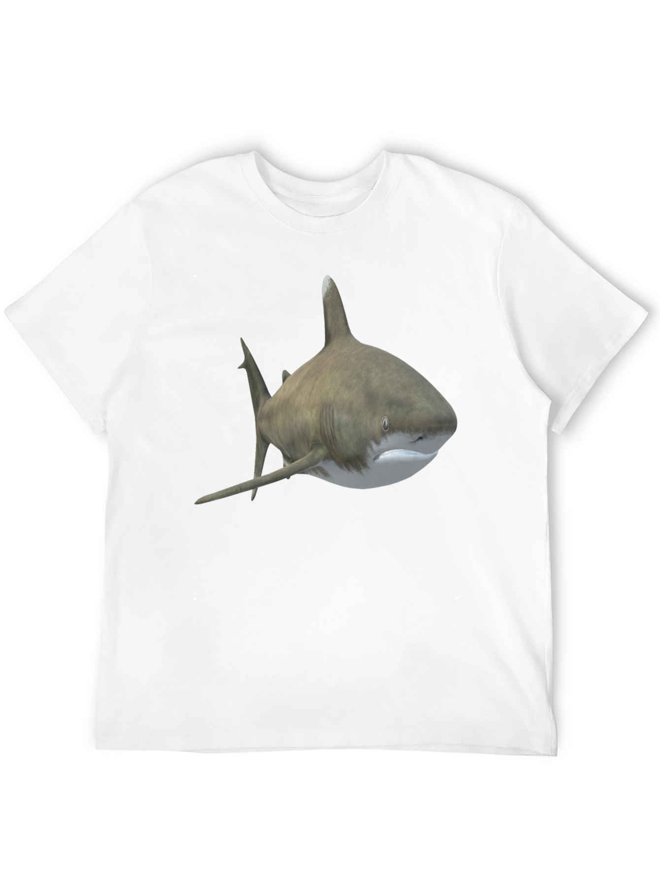 Black Shark Graphic Tee - Men's Black T-Shirt view 12