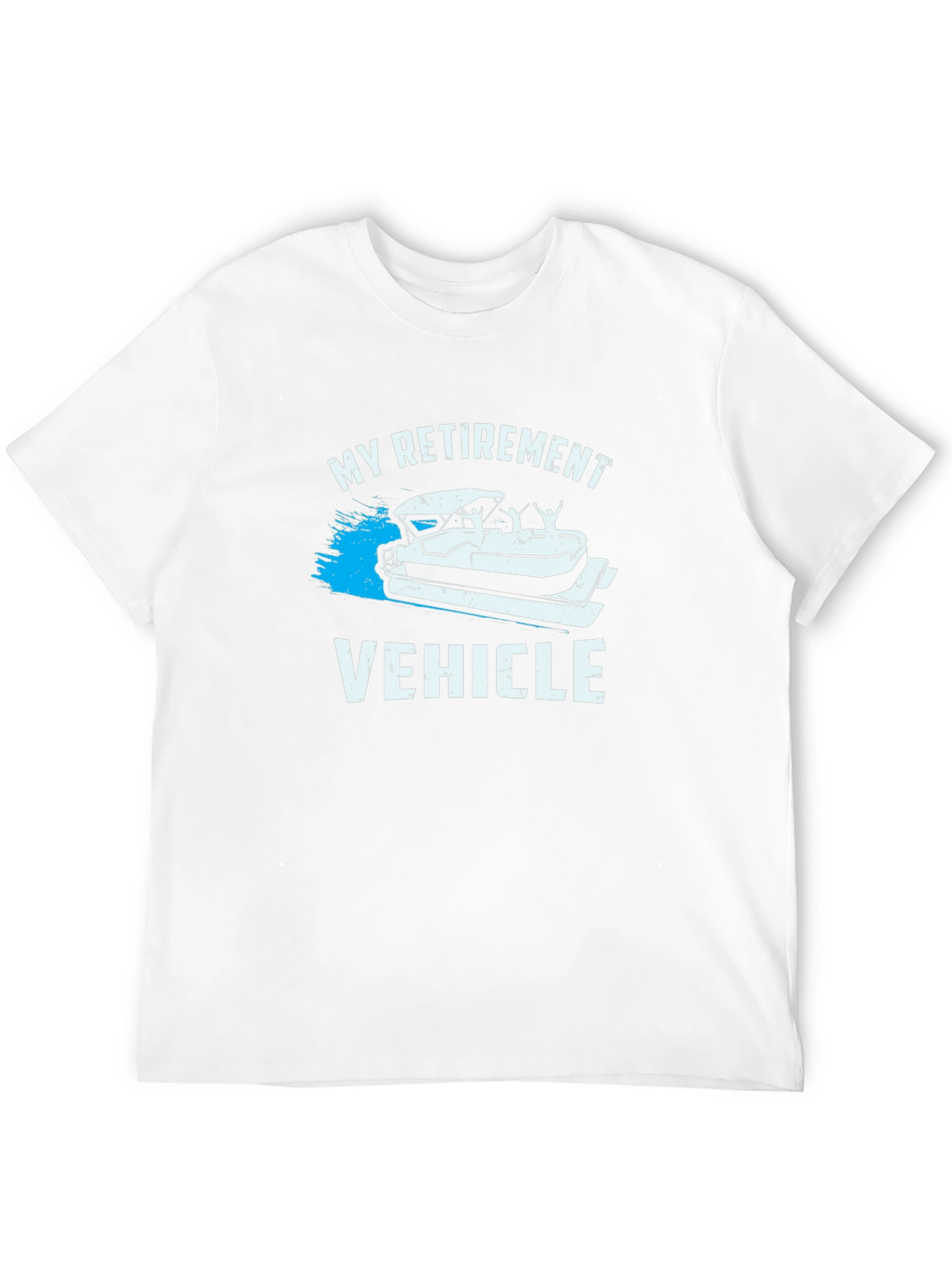 Black My Retirement Vehicle T-Shirt - Pontoon Boat Tee view 12