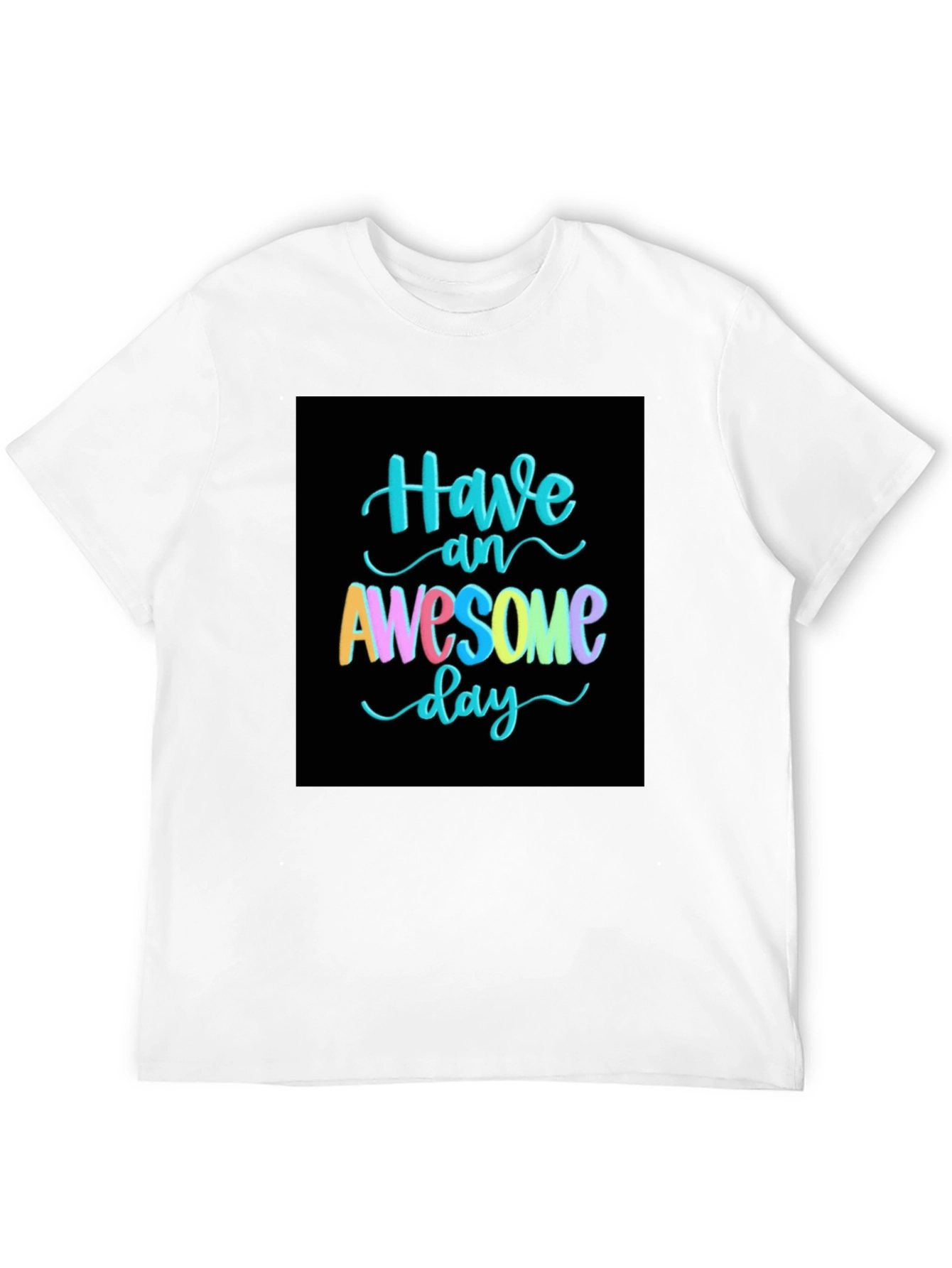 Black Awesome Day T-Shirt view 12