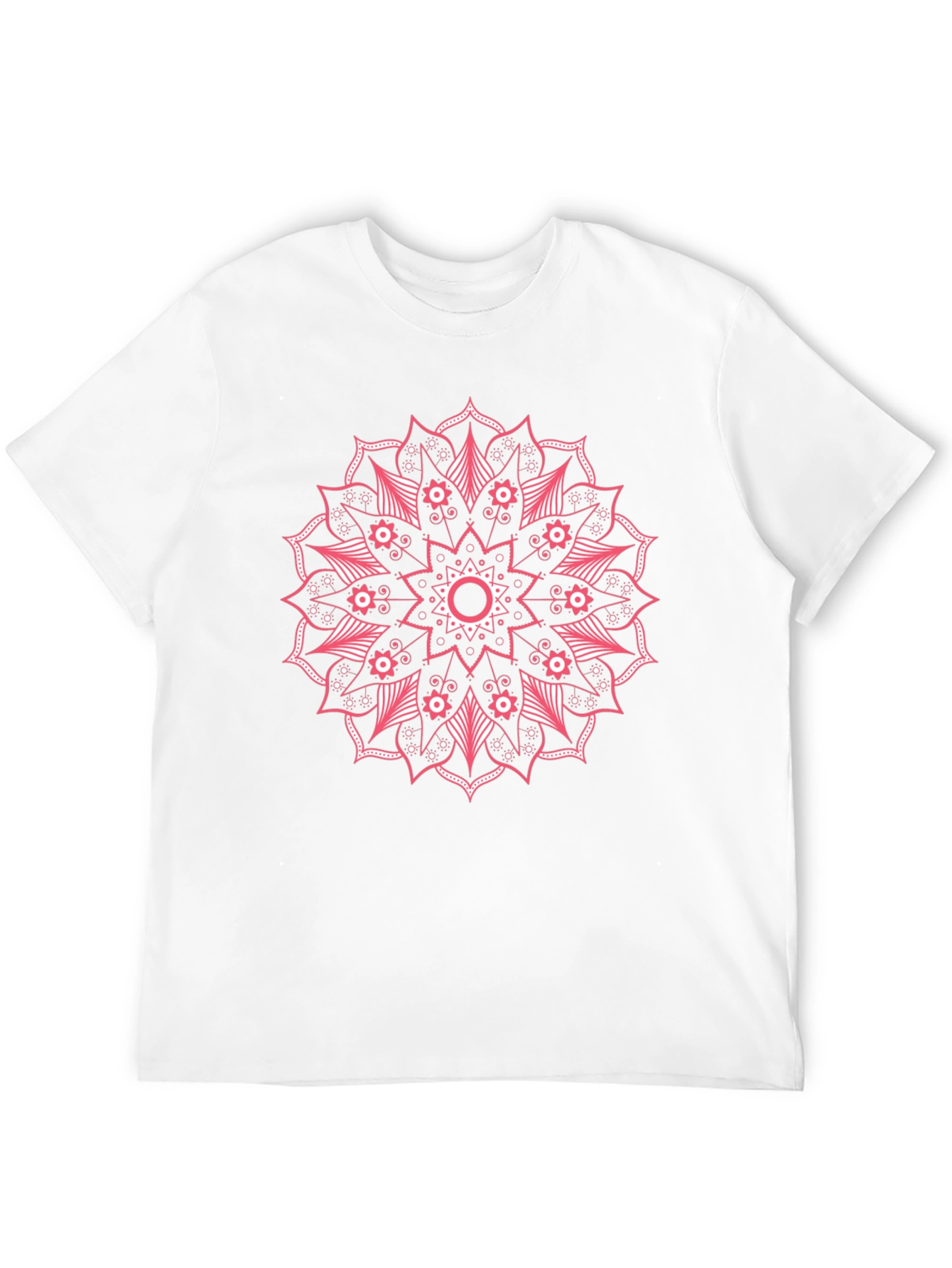 Black Black Mandala Graphic Tee - Stylish Crew Neck Comfort view 12