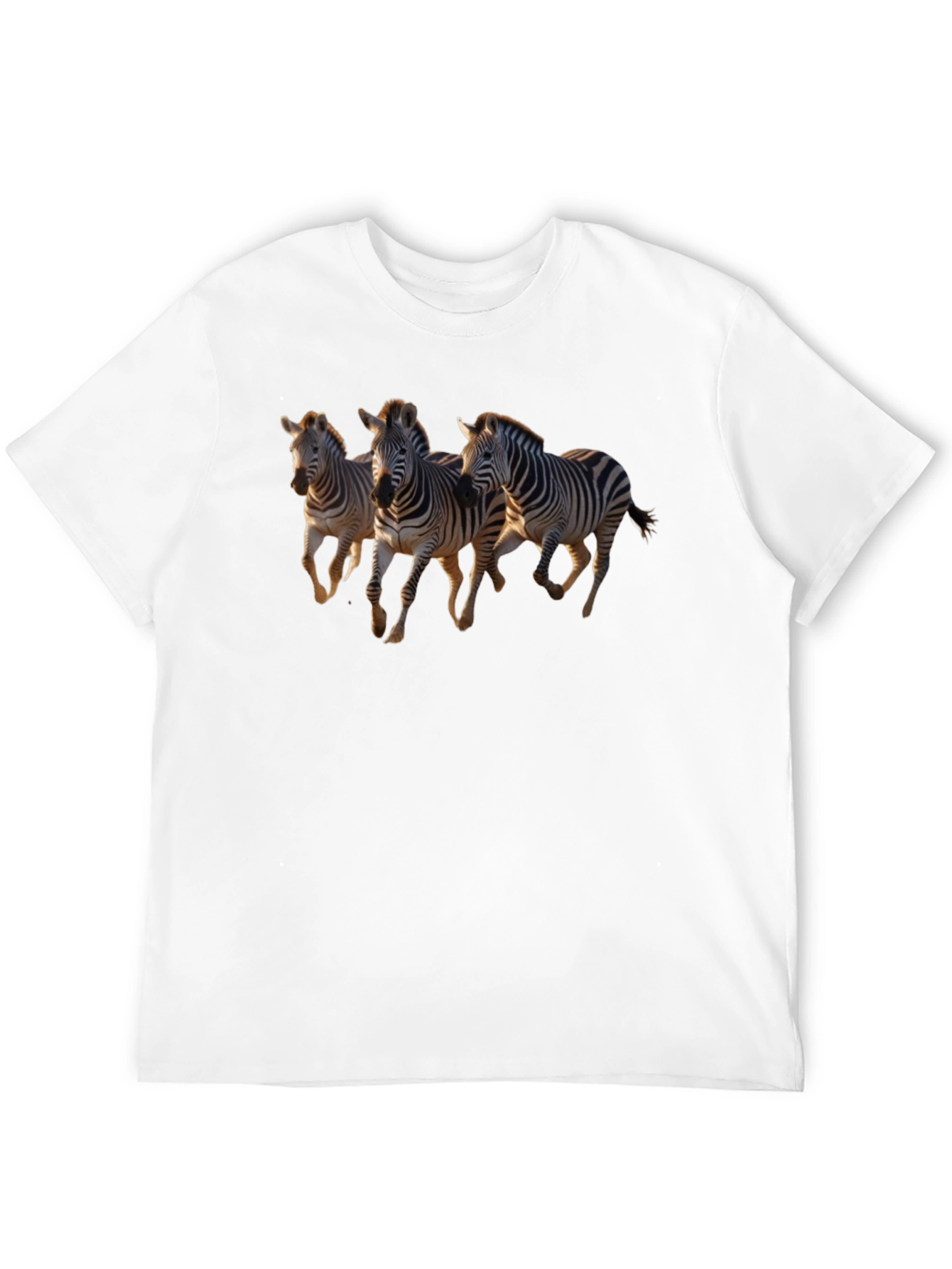 Black Zebra Graphic Tee - Black Crew Neck view 12