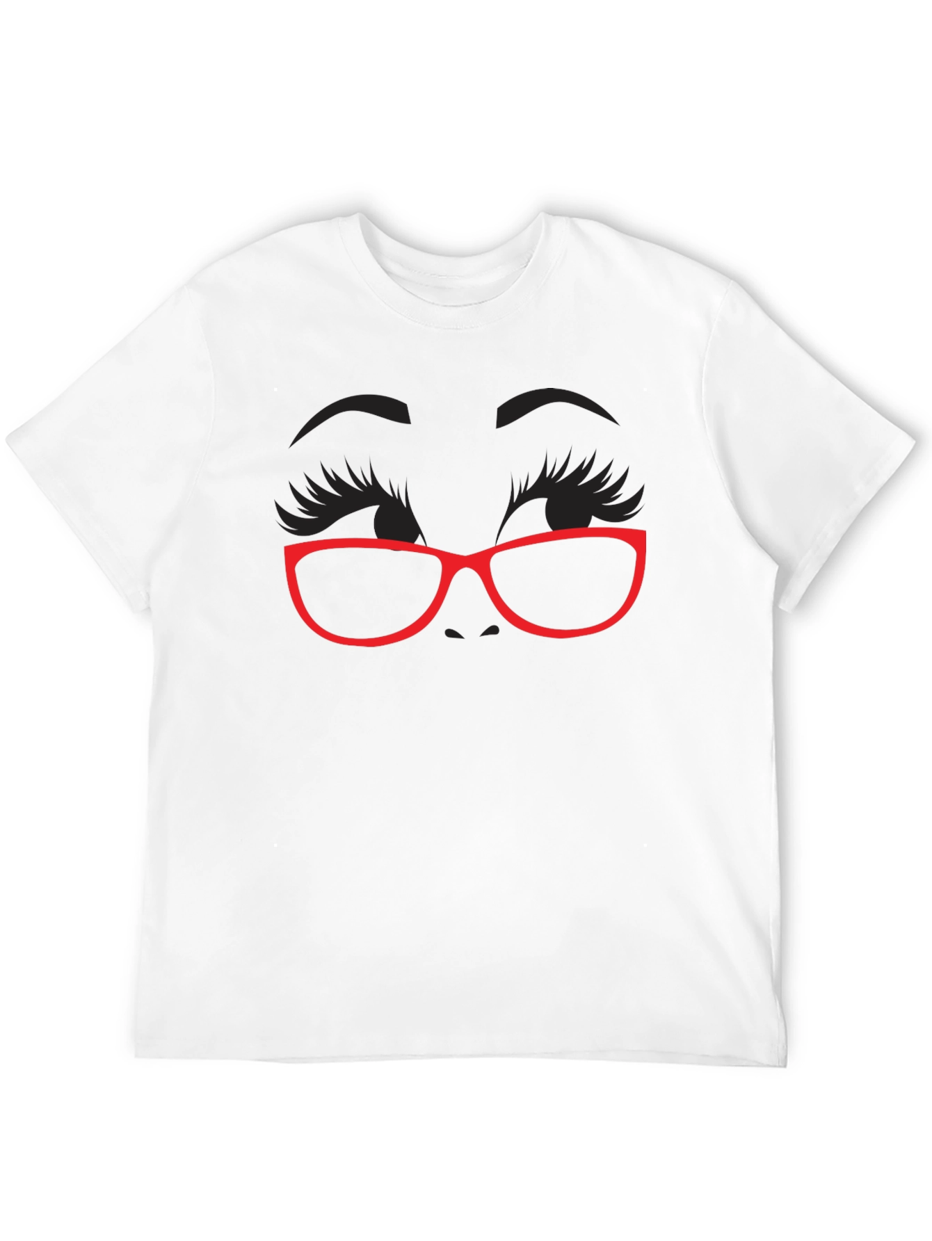 Black Eyeglasses Graphic Tee - Stylish and Unique Design view 12