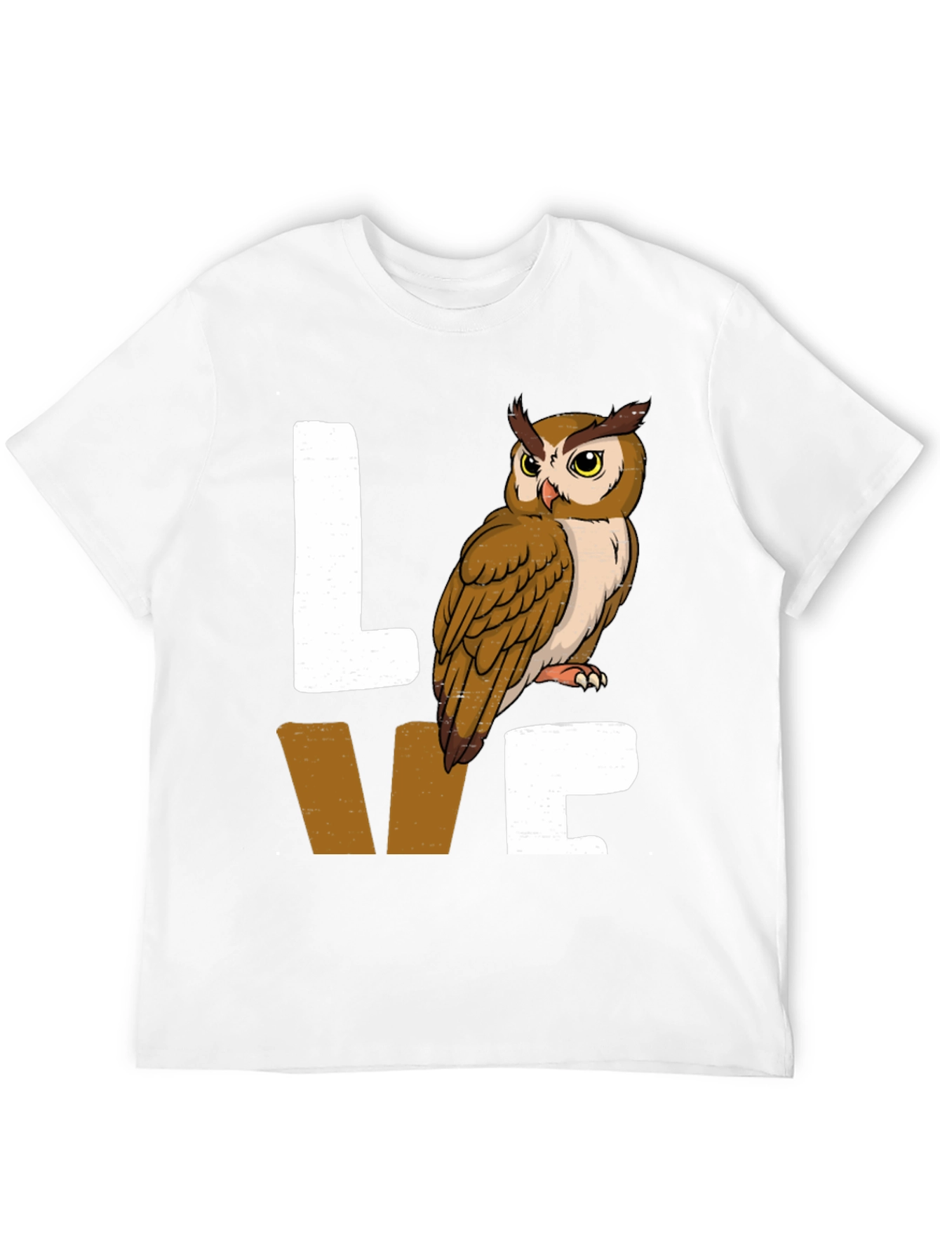 Black Owl Lover Graphic Tee - Black Cotton Blend view 12