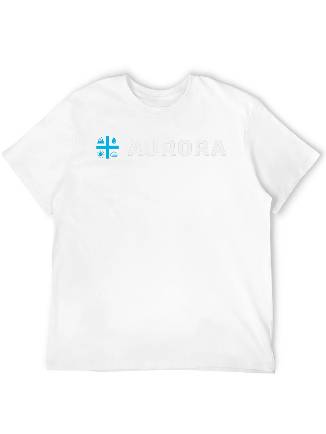 Black Aurora Graphic Print Tee - Stylish Black Cotton Blend view 12